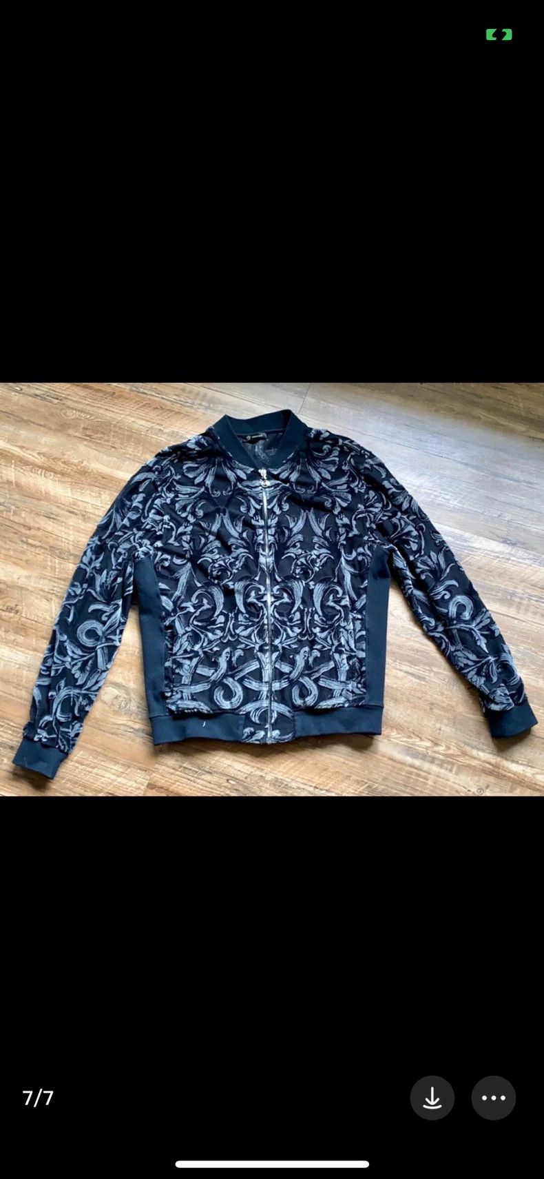 Versace Versace Baroque velor autumn-winter coat Size US M / EU 48-50 / 2 - 1 Thumbnail