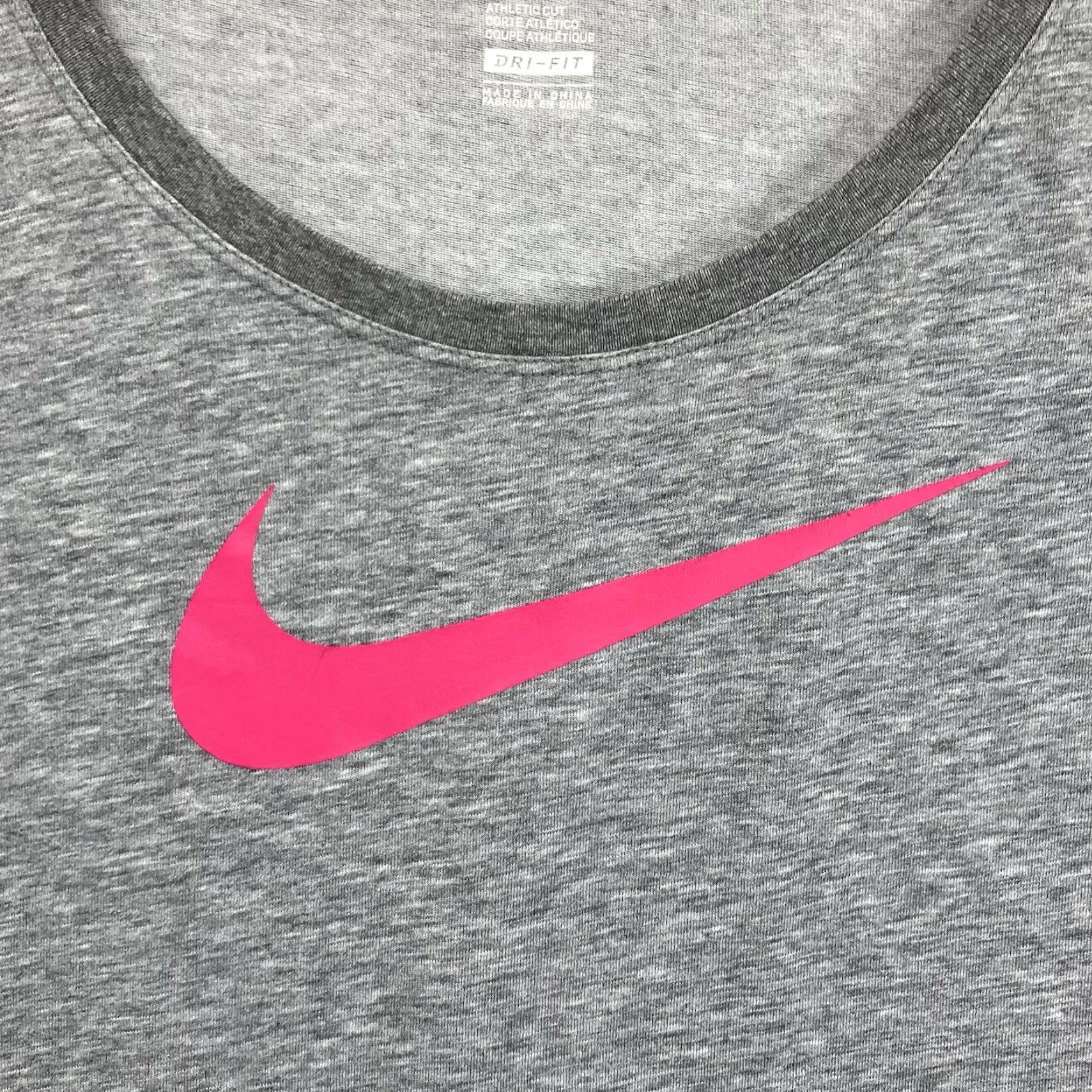 Nike Nike Shirt Women's Large Gray Casual Lightweight Outdoors Dri-Fit Ladies Thin Size L / US 10 / IT 46 - 4 Thumbnail