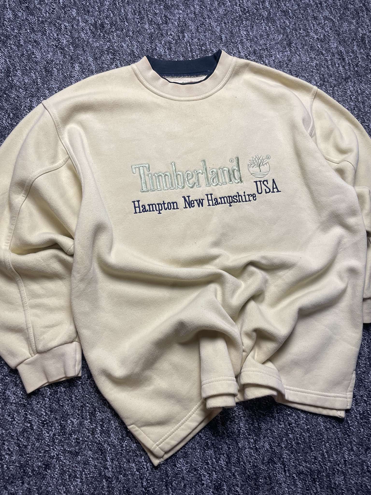 Timberland × Vintage Sweatshirt crewneck Timberland print graphic Logo affliction Size US L / EU 52-54 / 3 - 2 Thumbnail