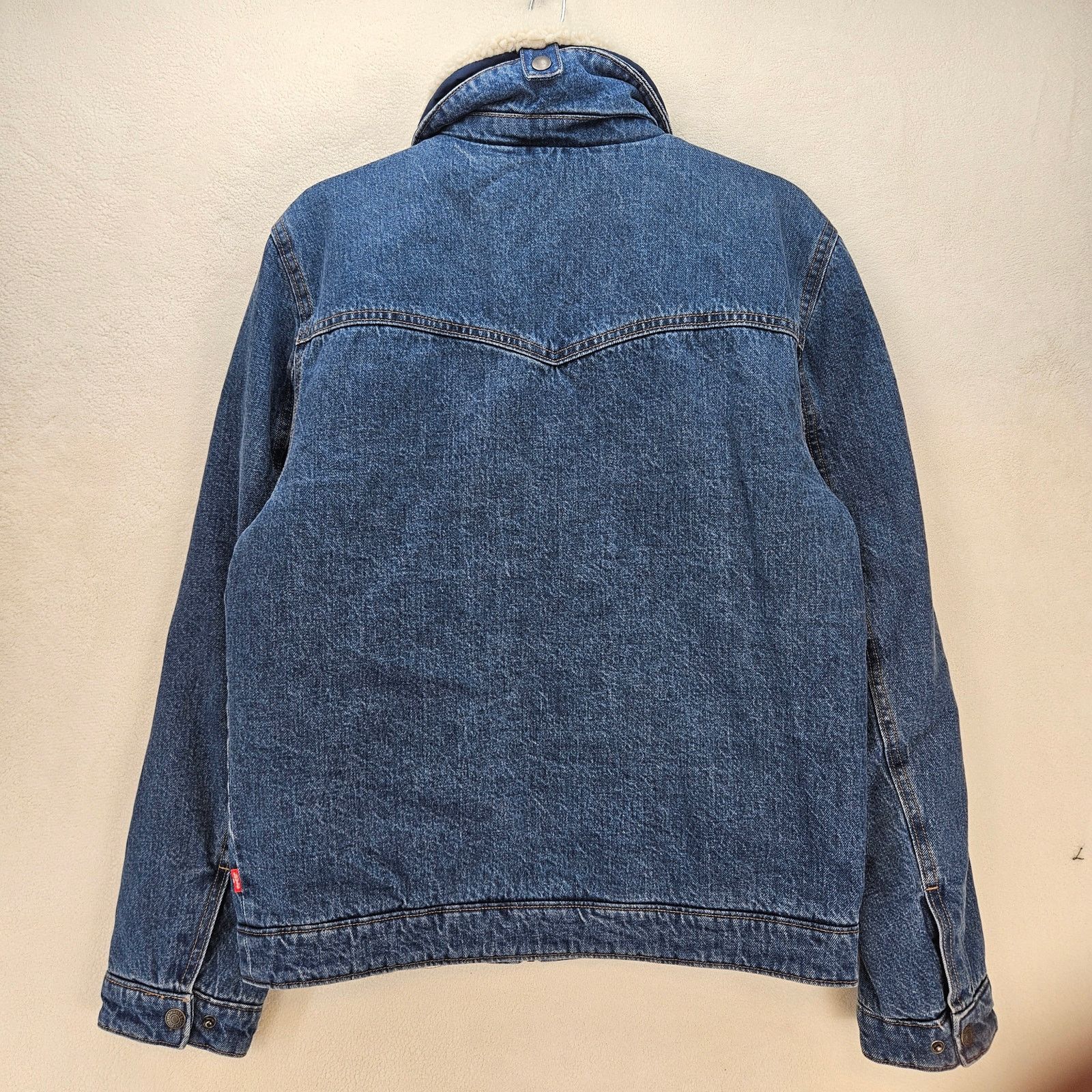 Levi's LEVI'S WESTERN MEN'S SMALL COLLARED SHERPA JACKET MEDIUM Size US S / EU 44-46 / 1 - 5 Thumbnail