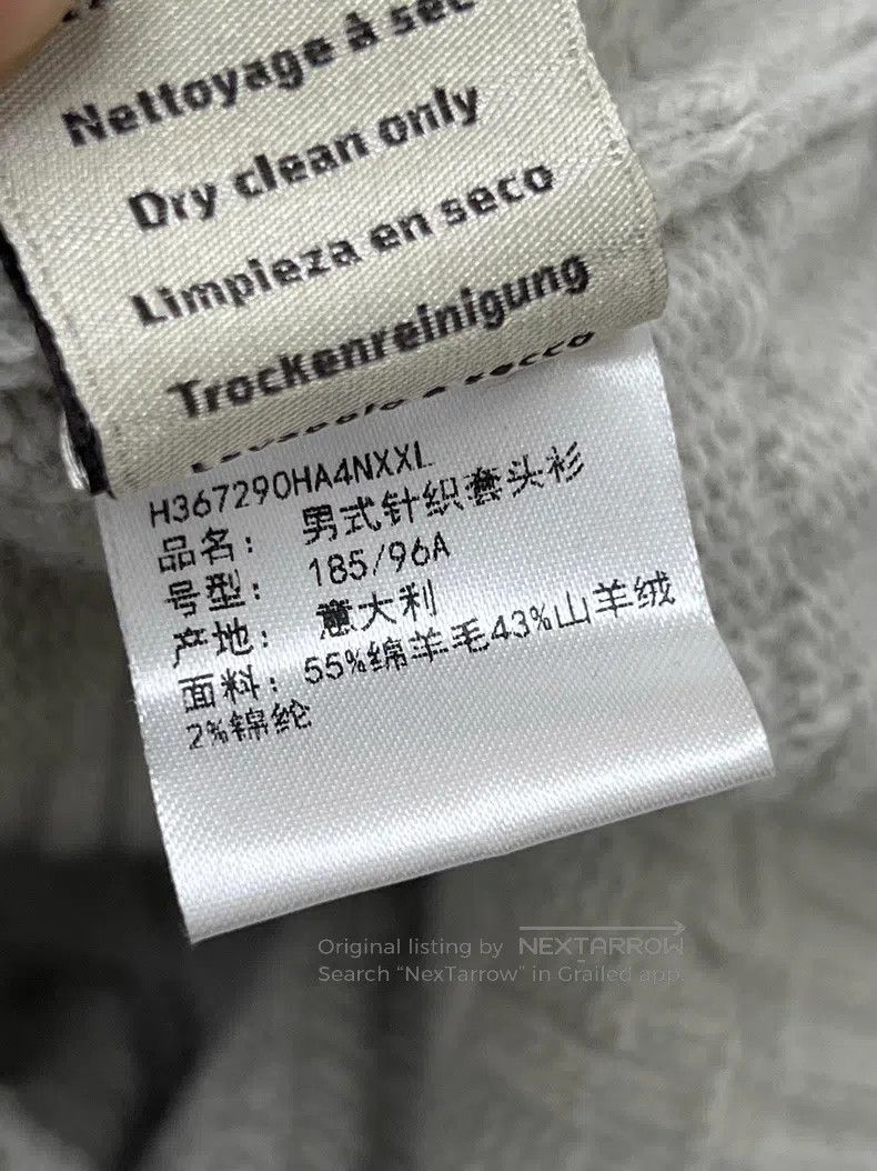 Hermes Hermes Jacquard knit cashmere sweater Size US XXL / EU 58 / 5 - 6 Thumbnail