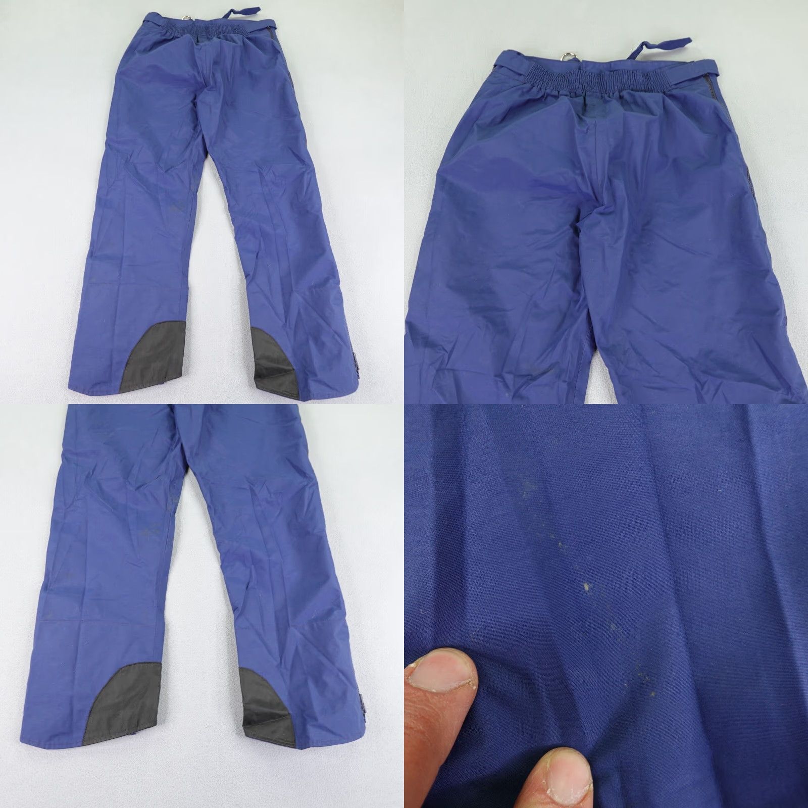 Vintage VINTAGE REI Pants Mens Large Blue Goretex Waterproof Rain Snow Trekking Side Zip Size US 33 - 8 Thumbnail