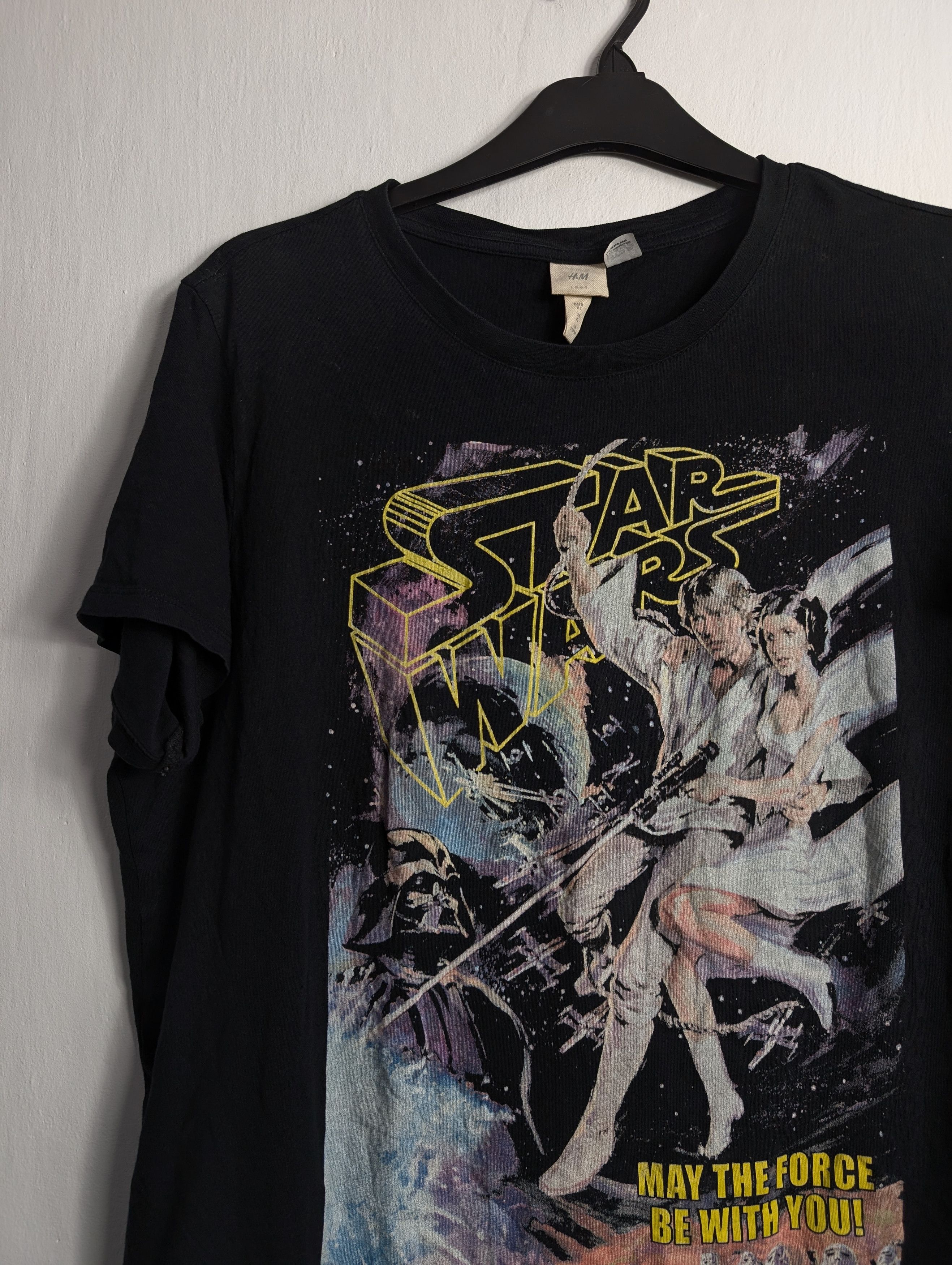 Star Wars Black Star Wars Graphic T-shirt Size XL / US 12-14 / IT 48-50 - 2 Thumbnail