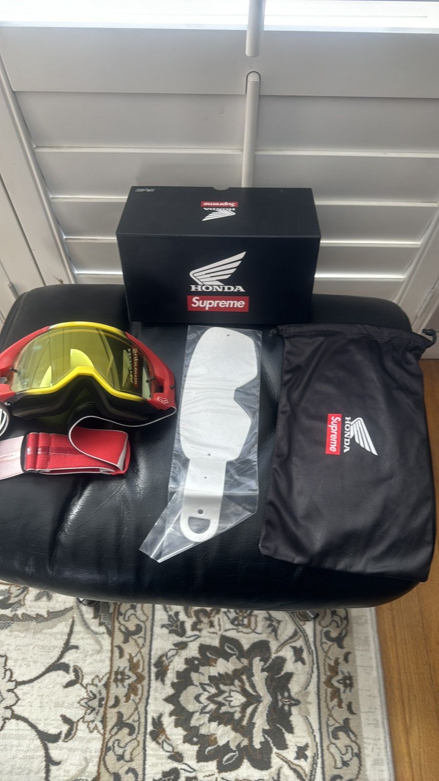 Fox Racing × Honda × Supreme Supreme fox goggles Size ONE SIZE - 1 Thumbnail