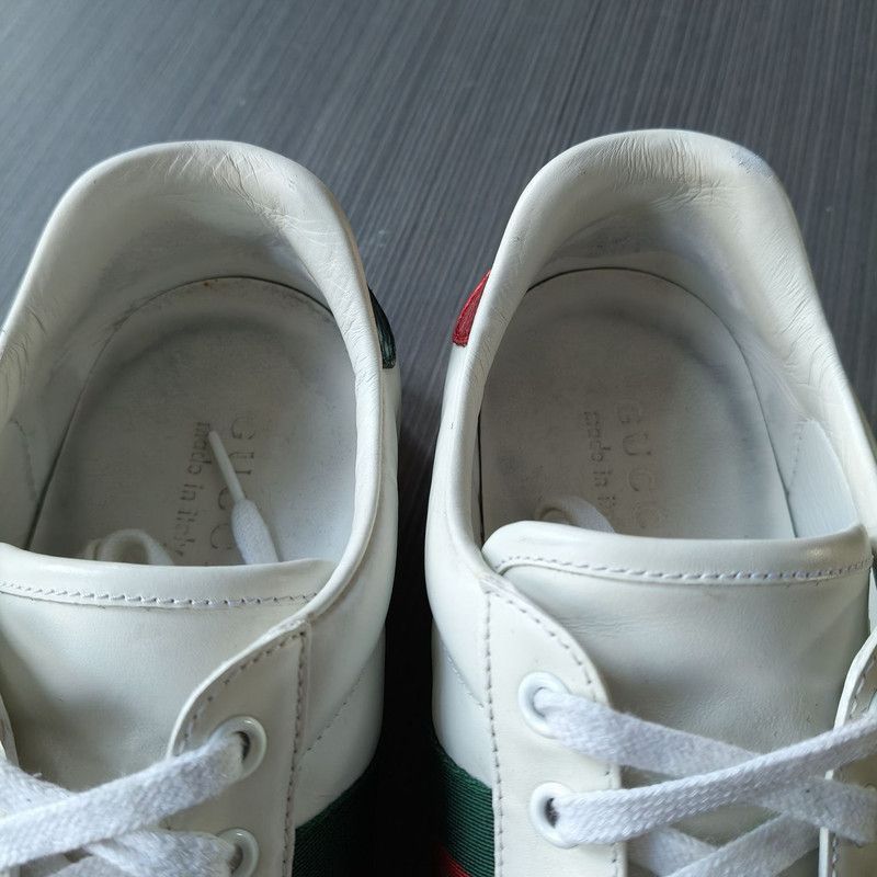 Gucci Gucci Ace Leather Fashion Sneakers Size US 8 / EU 41 - 5 Thumbnail