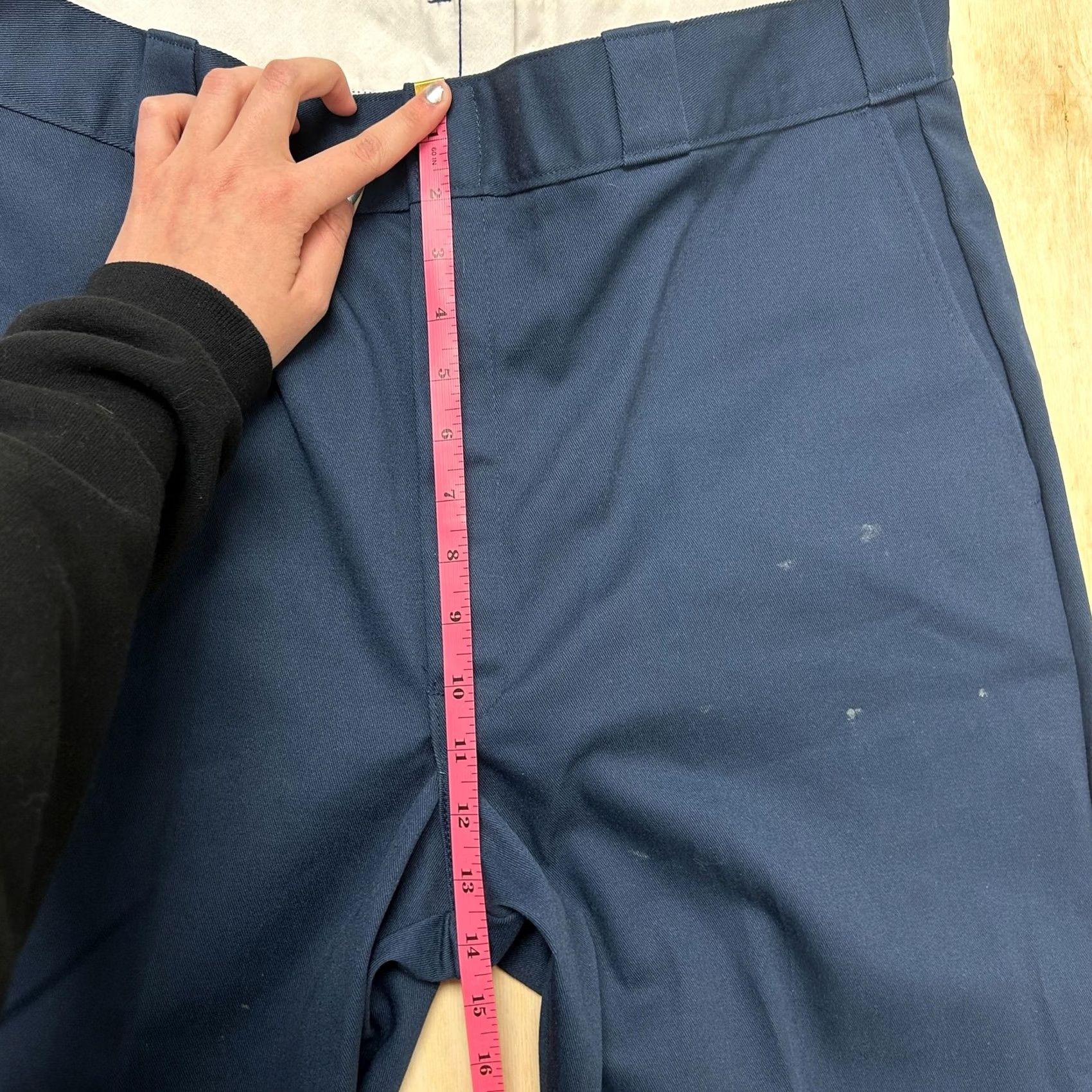 Dickies Dickies Pants Mens 36x29 Blue Chino Straight Leg Classic Fit Workwear Twill Size US 36 / EU 52 - 7 Thumbnail