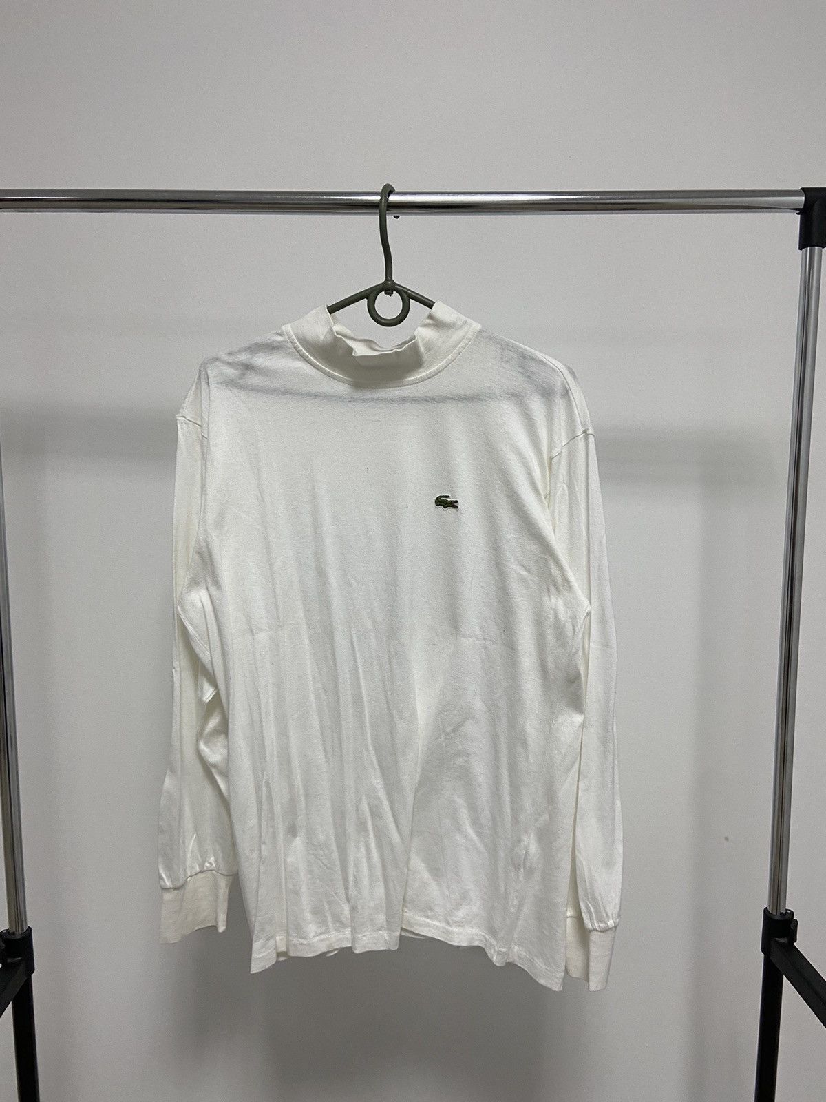 Lacoste Lacoste Chemise Vintage Longsleeve Made in France Size US M / EU 48-50 / 2 - 1 Thumbnail