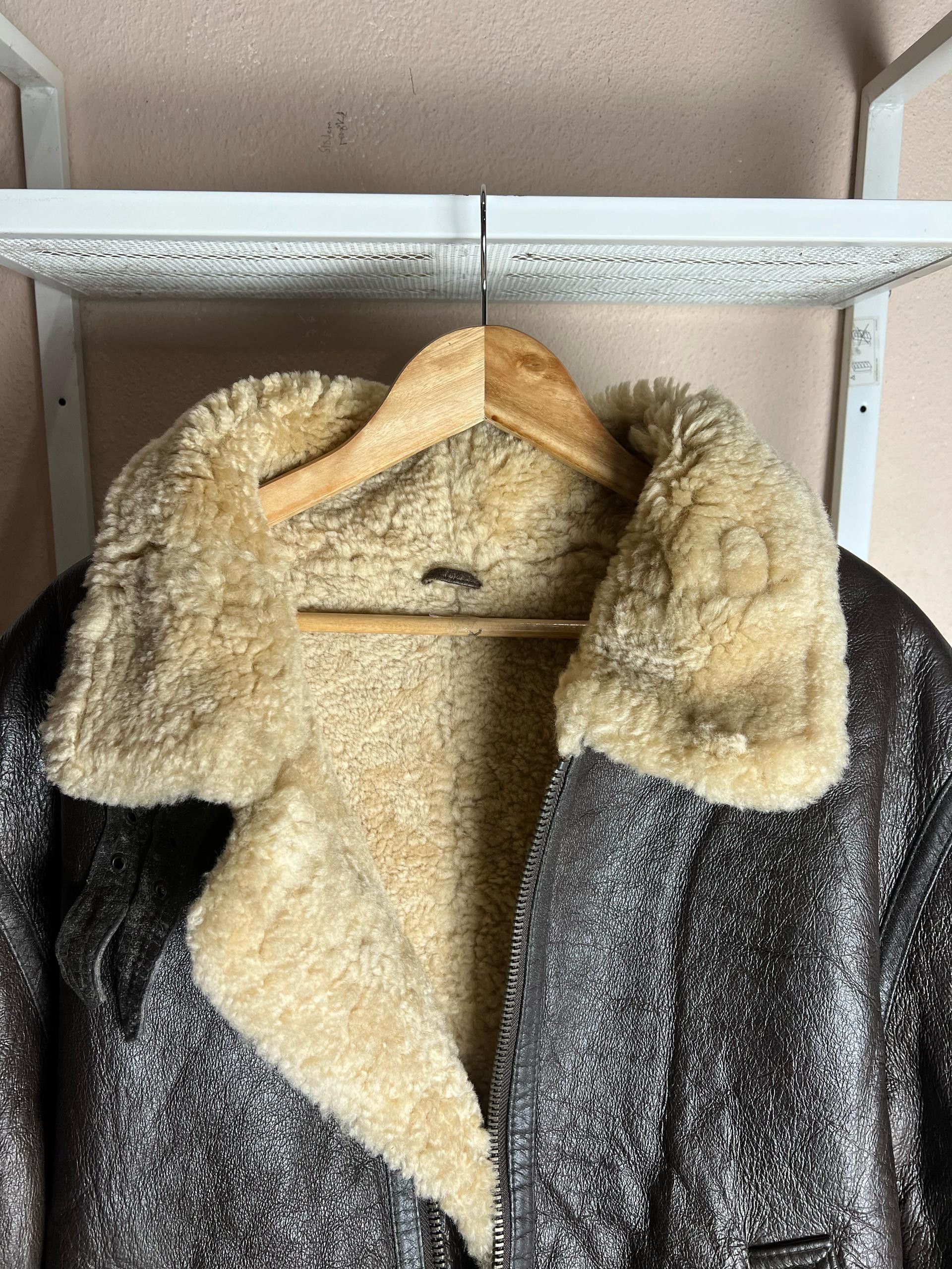 Japanese Brand × Vintage Vintage B3 Leather Sheepskin Jacket Size US M / EU 48-50 / 2 - 9 Thumbnail