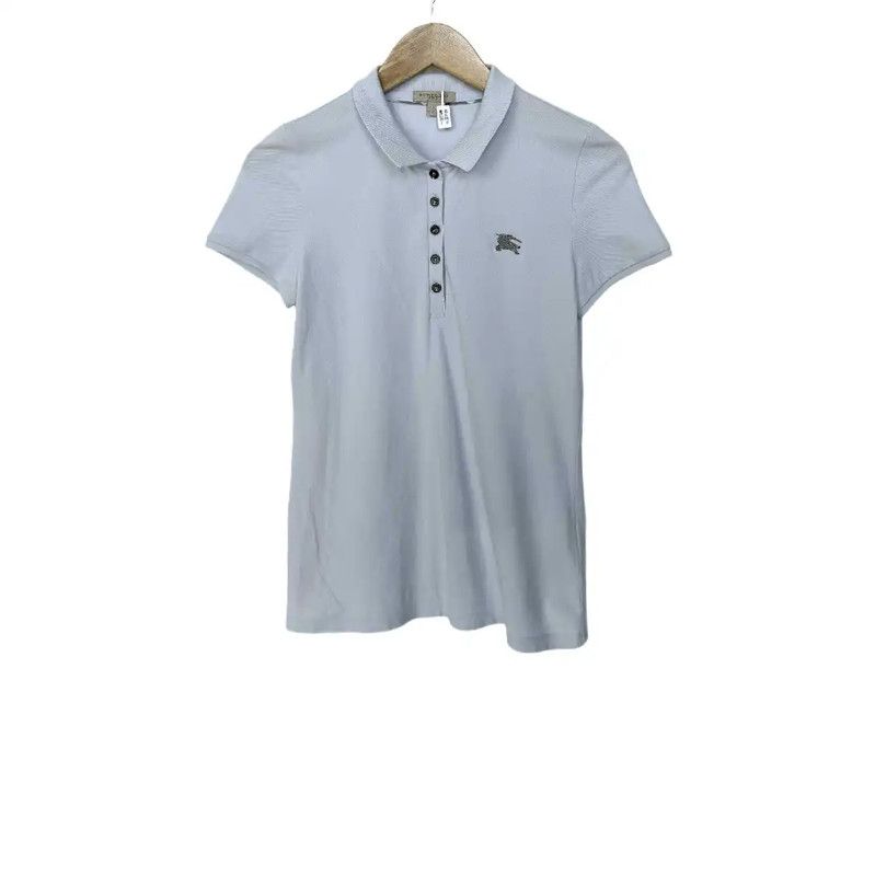 Burberry Burberry Light Blue Cotton Women's T-Shirt Size S / US 4 / IT 40 - 1 Thumbnail