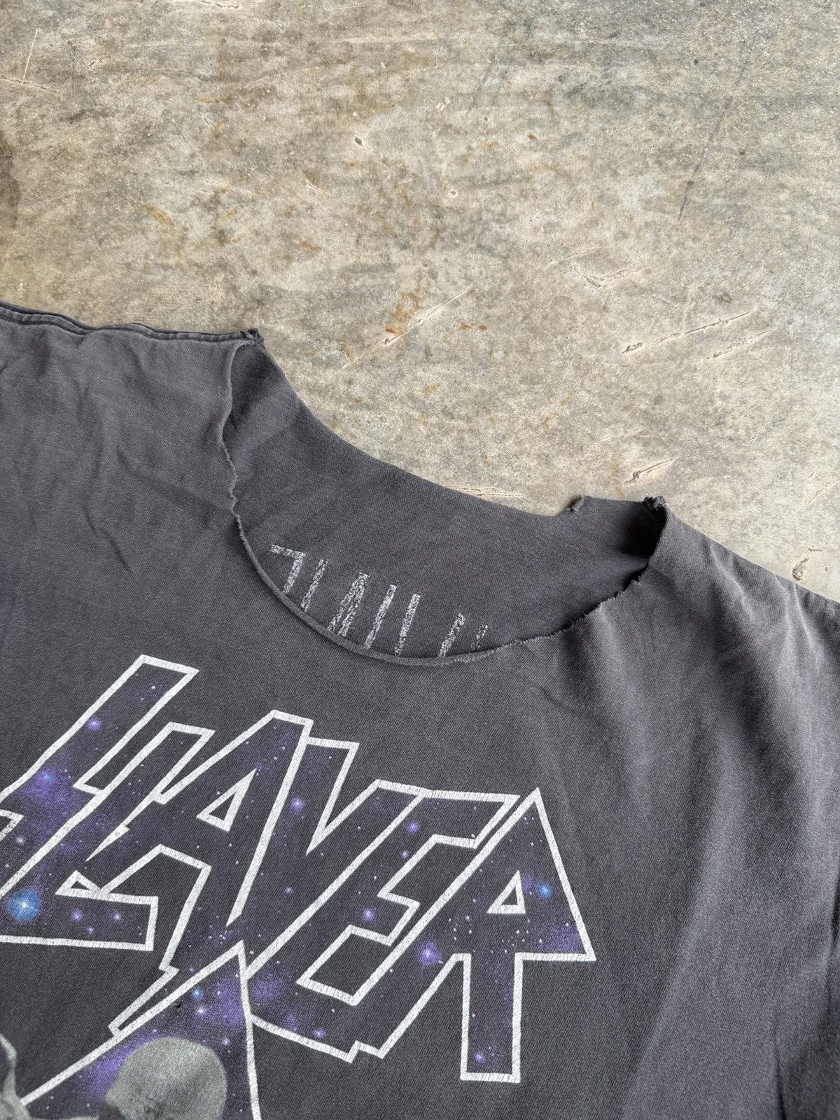 Band Tees × Vintage *RARE* 1995 VINTAGE TEE SLAYER DIVINE INTERVENTION FADED Size US L / EU 52-54 / 3 - 4 Thumbnail