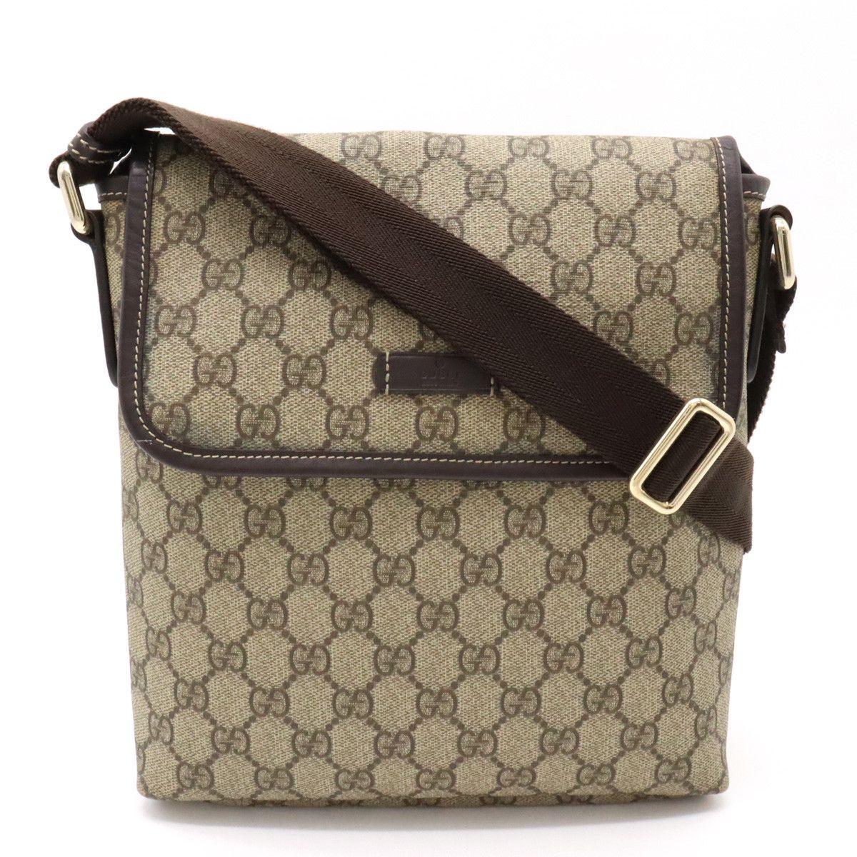 Gucci Gucci Gucci GG Supreme GG Plus Shoulder Bag PVC Leather 223666 Canvas Crossbody Bag 223666 in Great Condition Size ONE SIZE - 1 Thumbnail