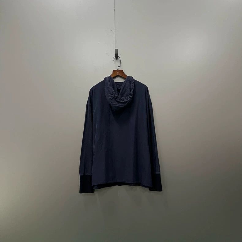 Loewe LOEWE Dark blue hoodie with logo Size XS / US 0-2 / IT 36-38 - 4 Thumbnail