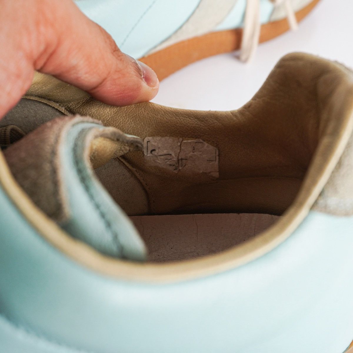 Maison Margiela Maison Margiela S/S2006 Tiffany Blue GATs Size US 5.5 / IT 35.5 - 7 Thumbnail