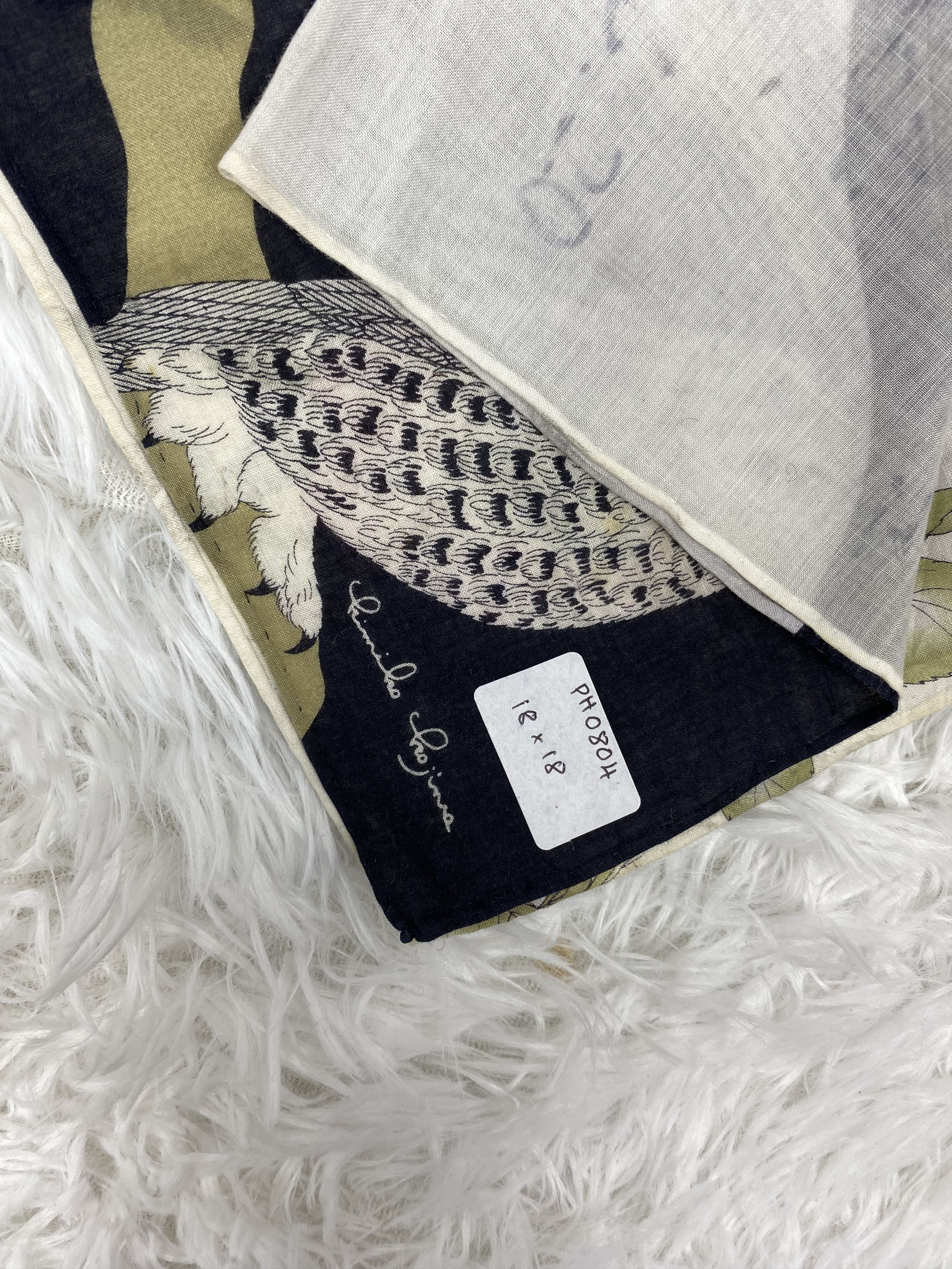 Japanese Brand × Vintage Vintage Emiiko Chojima Handkerchief Neckerchief PH0804 Size ONE SIZE - 2 Thumbnail