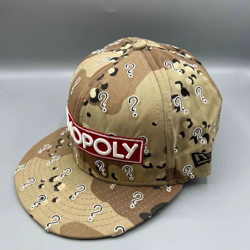 New Era Monopoly Hat Men 7 1/2 Brown Camo 59Fifty New Era Fitted Cap Size ONE SIZE - 2 Thumbnail