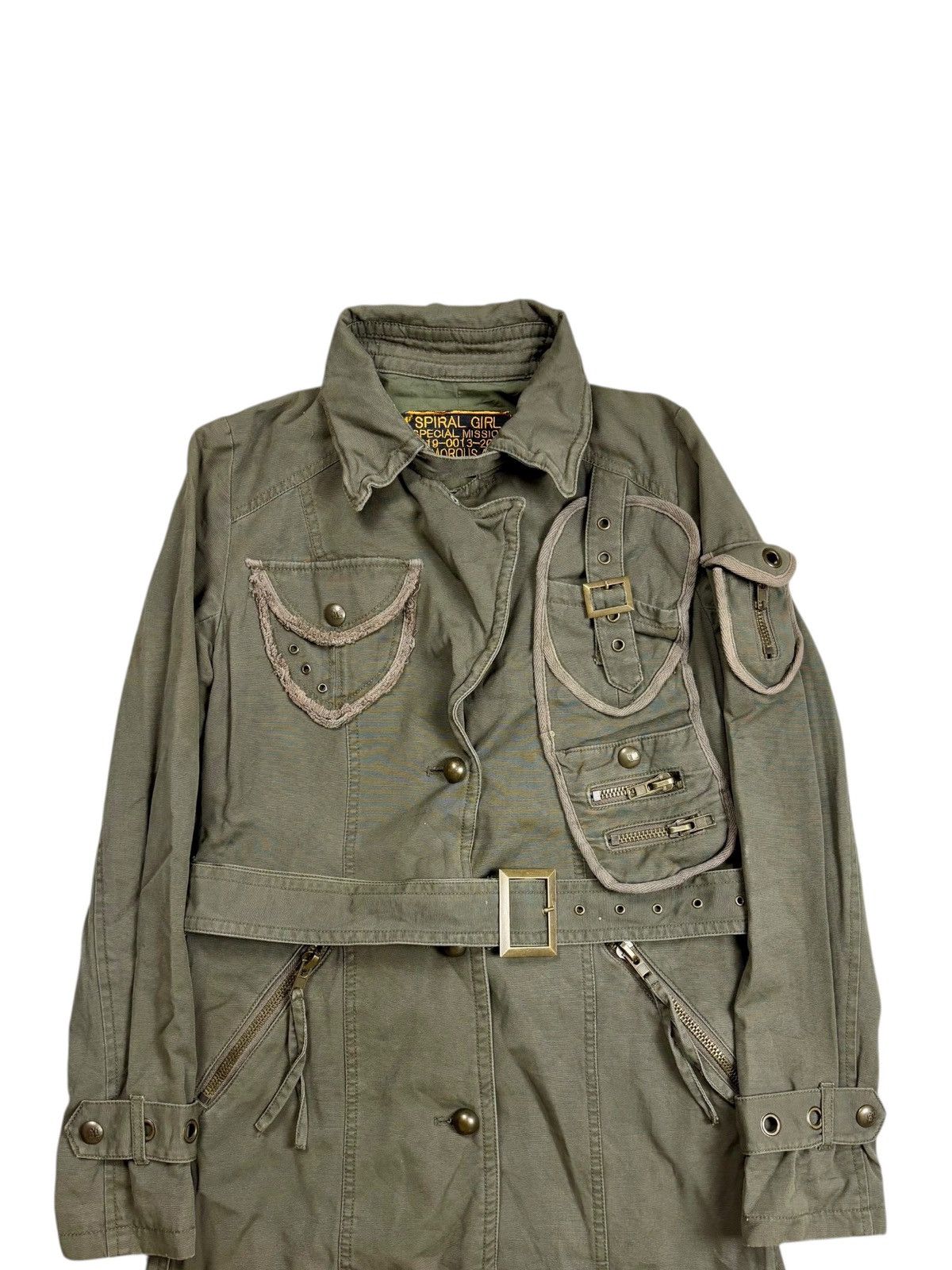 Le Grande Bleu (L.G.B.) 2003 Spiral Girl - Apocalypse Style Army Jacket Size US M / EU 48-50 / 2 - 11 Thumbnail