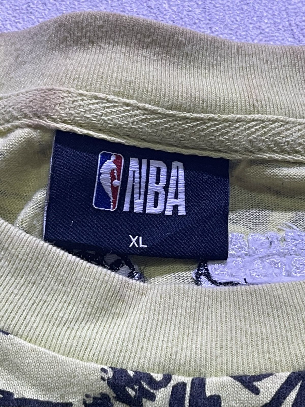 Japanese Brand NBA APO full print short sleeve tshirt Size US XL / EU 56 / 4 - 5 Thumbnail