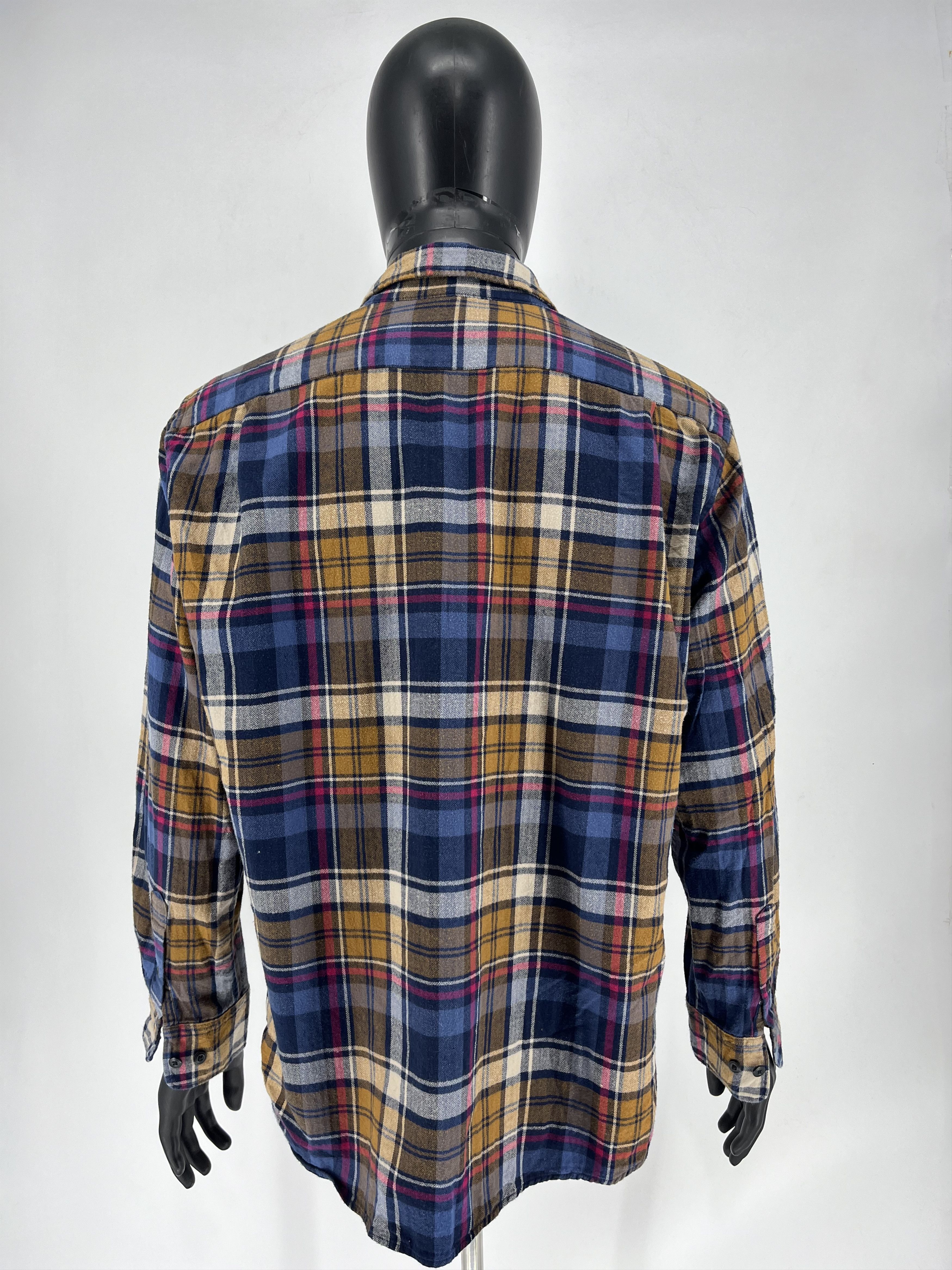 Flannel × Uniqlo × Vintage Vintage Uniqlo Flannel Shirt Button Up Travis Scott Style Size US XL / EU 56 / 4 - 8 Thumbnail