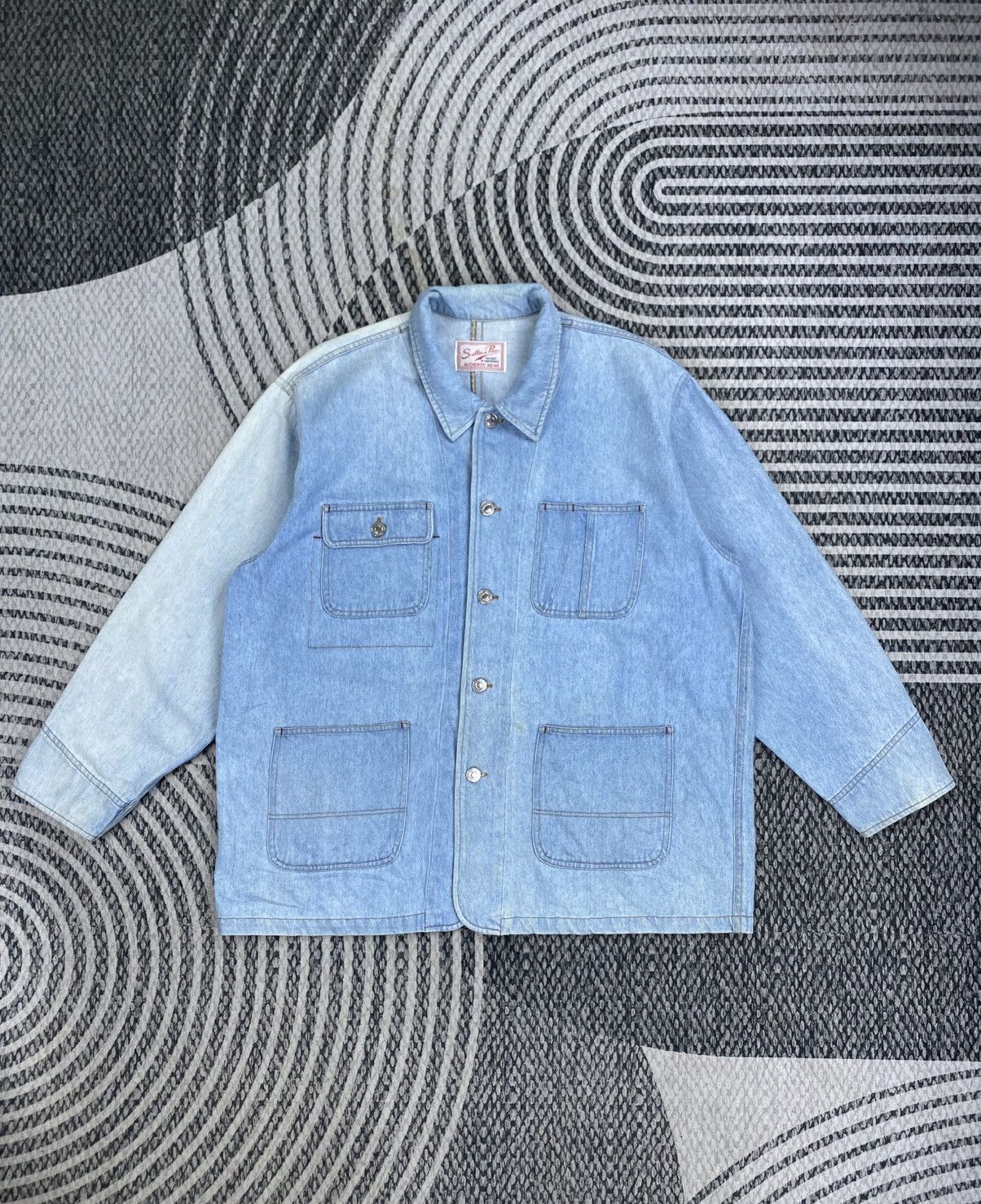 Japanese Brand Vtg Saller A Pico Authentic Wear Denim Style Button Up Shirt Size US L / EU 52-54 / 3 - 1 Thumbnail