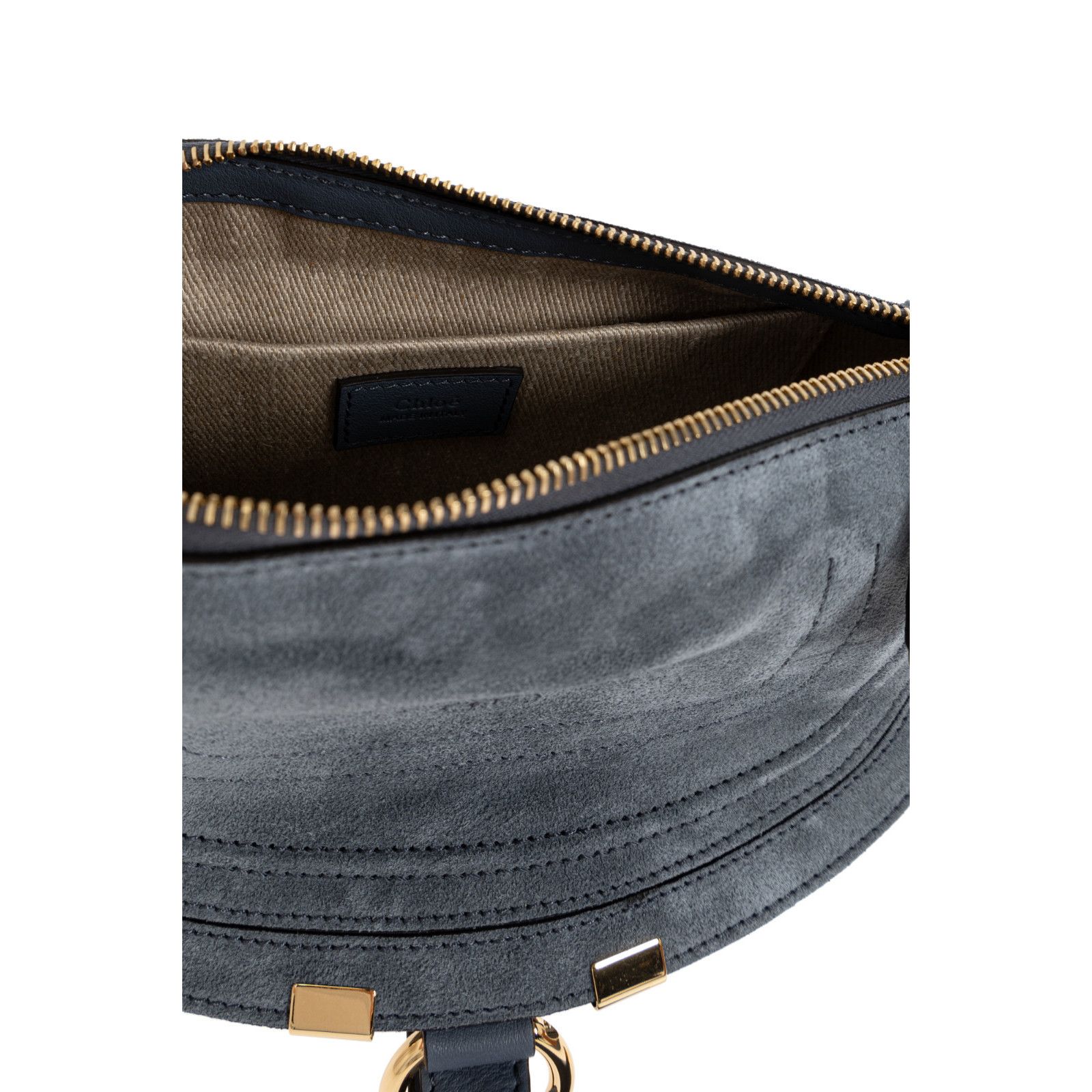 Chloe Chloe Mini Soft Ashes Blue Suede Shoulder Bag New & Authenti Size ONE SIZE - 4 Thumbnail