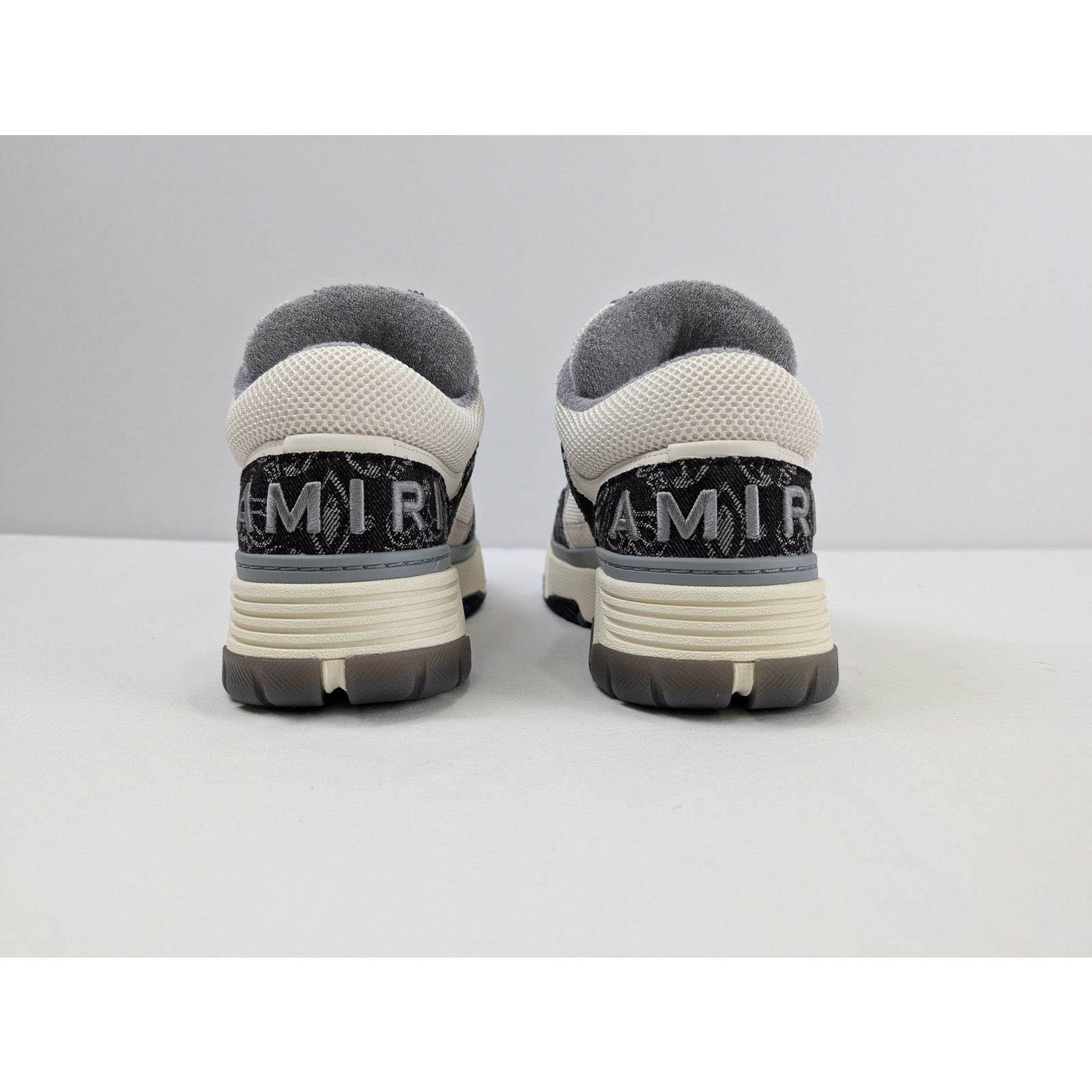 Amiri o1rshd1 Bandana Denim MA-1 Sneakers in Black Size US 11 / EU 44 - 12 Thumbnail
