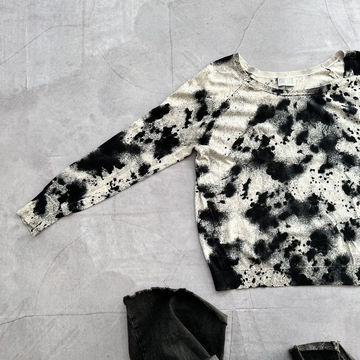 Hysteric Glamour × Undercover 00s Diesel Y2K Long Sleeve T Shirt Tee Abstract Sweater Size M / US 6-8 / IT 42-44 - 4 Thumbnail