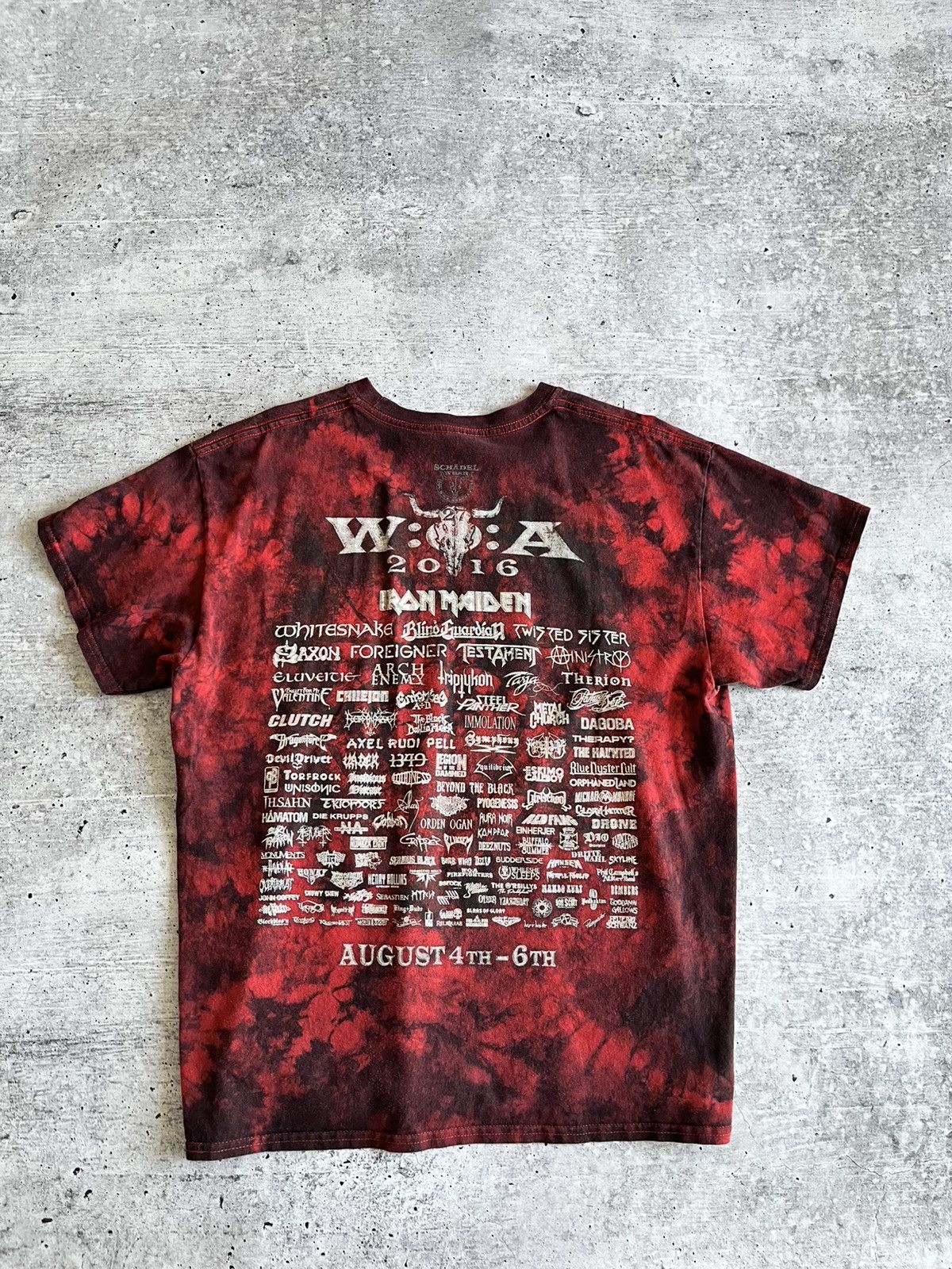 Iron Maiden Wacken Open Air 2016 Festival T-Shirt Tie-Dye iron maiden Size US L / EU 52-54 / 3 - 8 Thumbnail