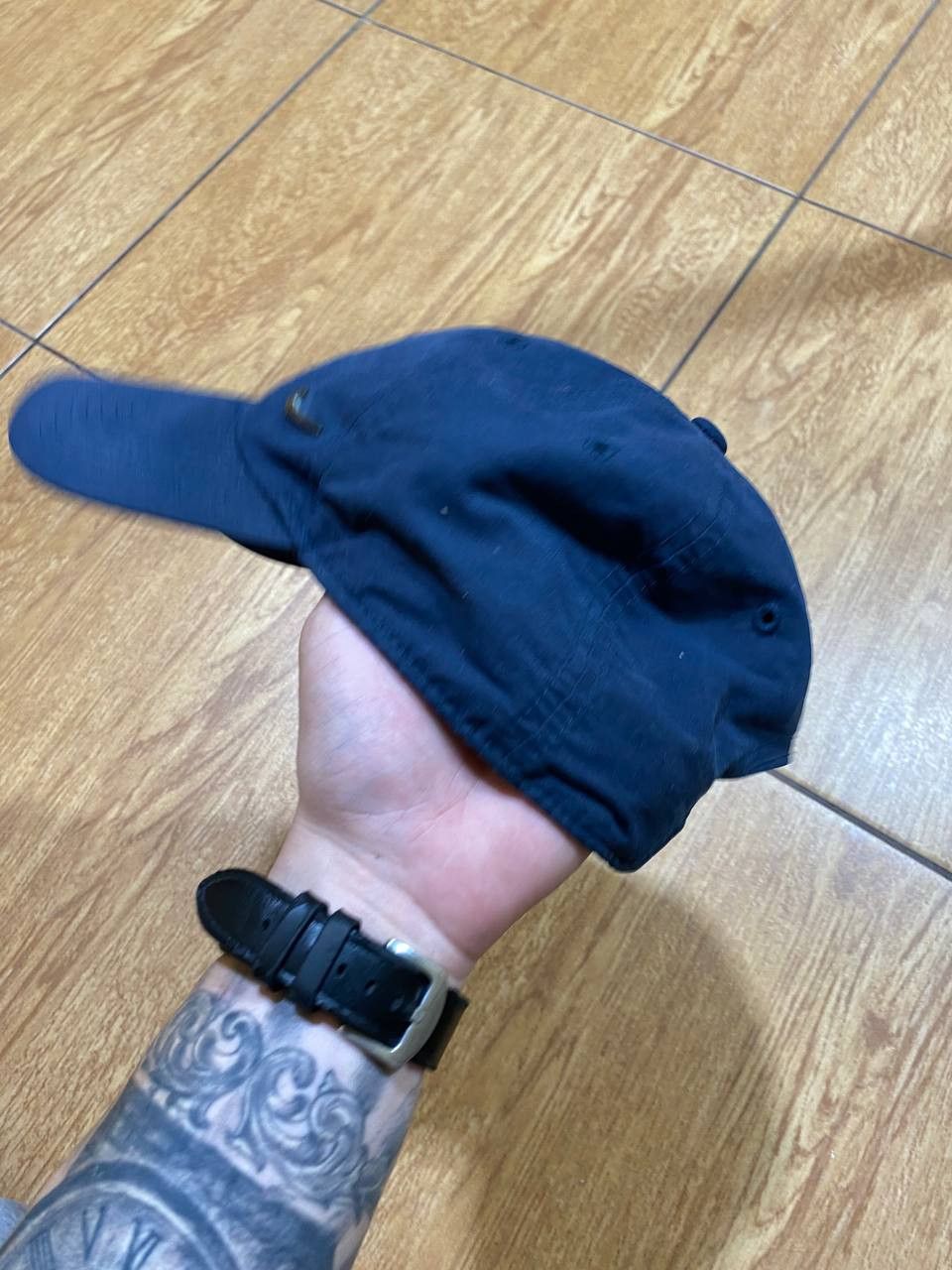 Nike Blue Hats Vintage Nike Cap Y2K metal logo streetwear Size ONE SIZE - 5 Thumbnail