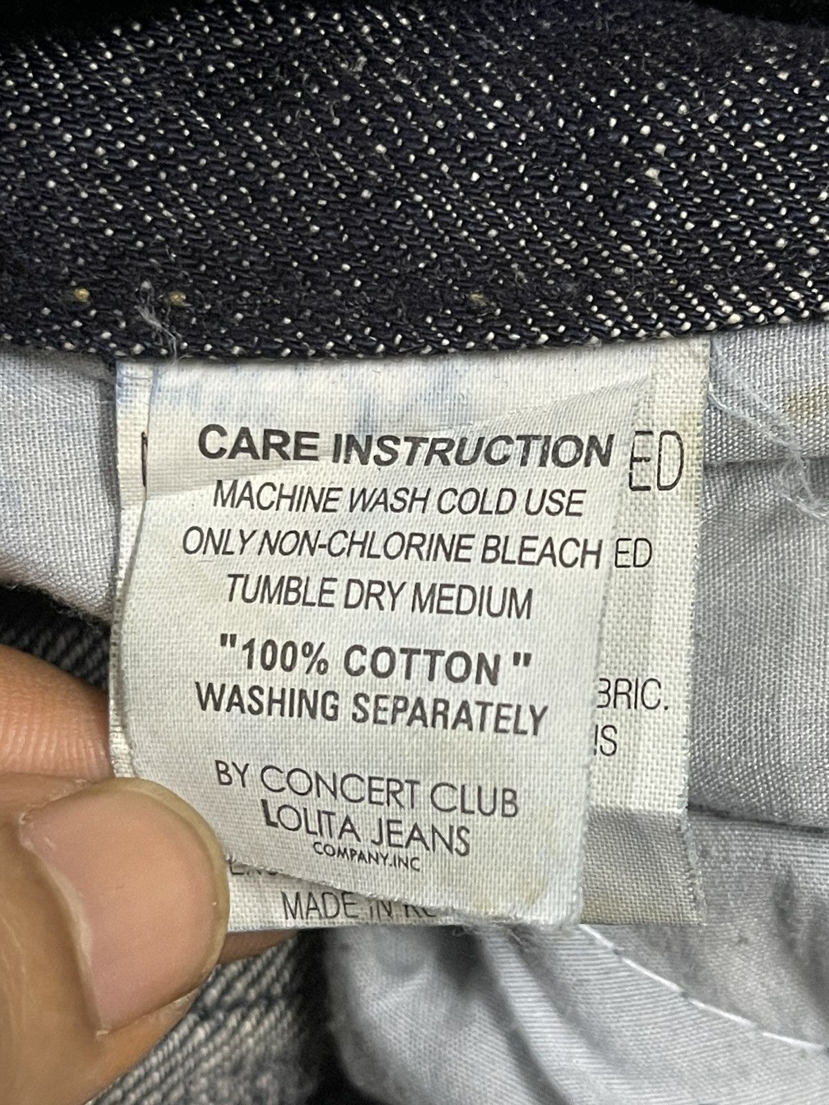 Japanese Brand Vintage Japanese Brand Mud Wash Style Baggy Jeans Size US 32 / EU 48 - 8 Thumbnail