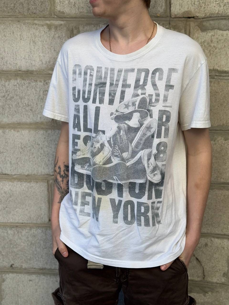 Converse VTG Converse T-shirts Big Logo Y2K 00s USA Size XXL Size US XL / EU 56 / 4 - 1 Thumbnail