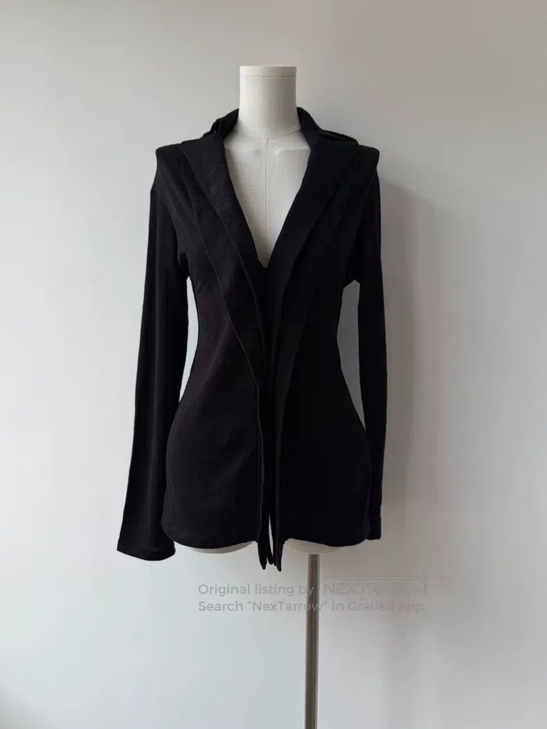 Yohji Yamamoto Yohji Yamamoto 07SS Noir Mainline Jacquard Cardigan shirt Size XS / US 0-2 / IT 36-38 - 5 Thumbnail
