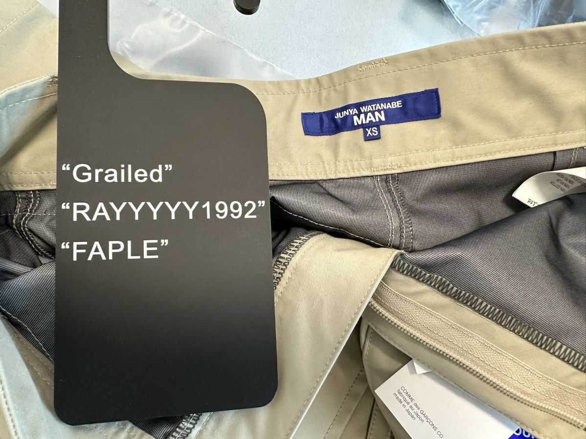 Junya Watanabe JUNYA WATANABE UNISEX Grey Cargo Pants Size US 27 - 9 Thumbnail