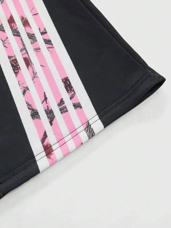 Japanese Brand Hirase x Miki DRIP Loose Stripe Y2K Sweatpants Size US 30 / EU 46 - 3 Thumbnail