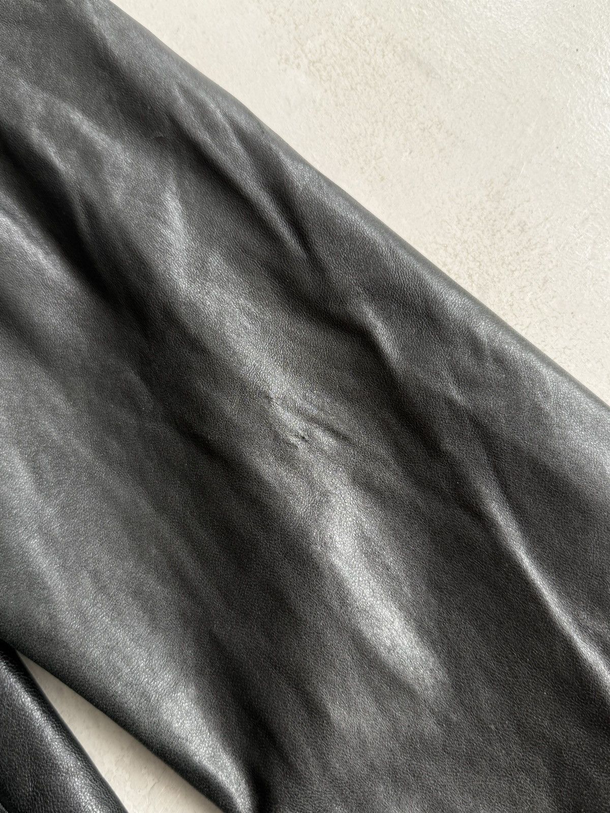 Balenciaga 1997 Balenciaga - Motorcycle Zip Leather Jacket Size US XL / EU 56 / 4 - 10 Thumbnail