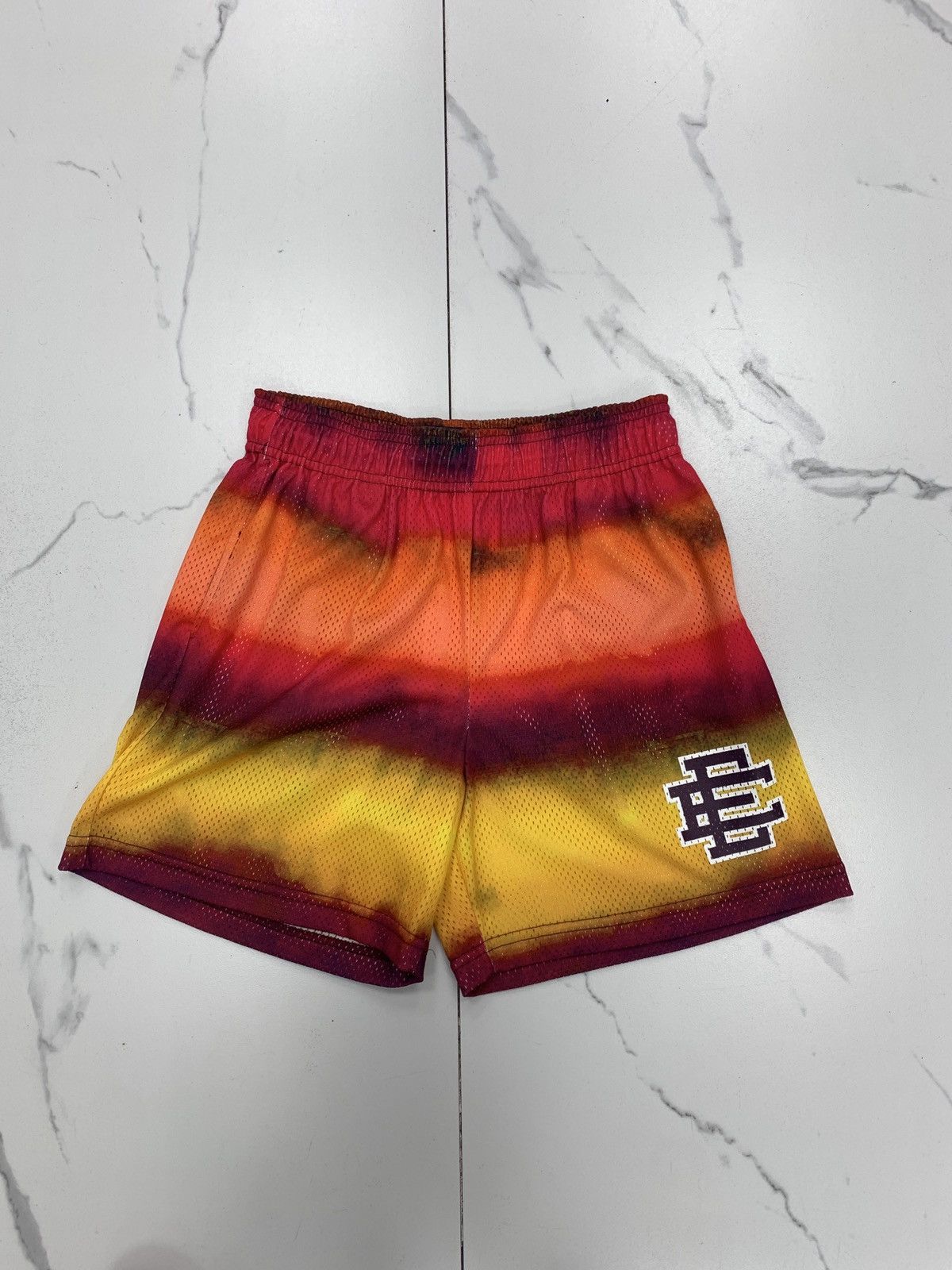 Eric Emanuel Eric Emanuel EE Short "Yellow/Red Stripe" Size US 32 / EU 48 - 1 Thumbnail