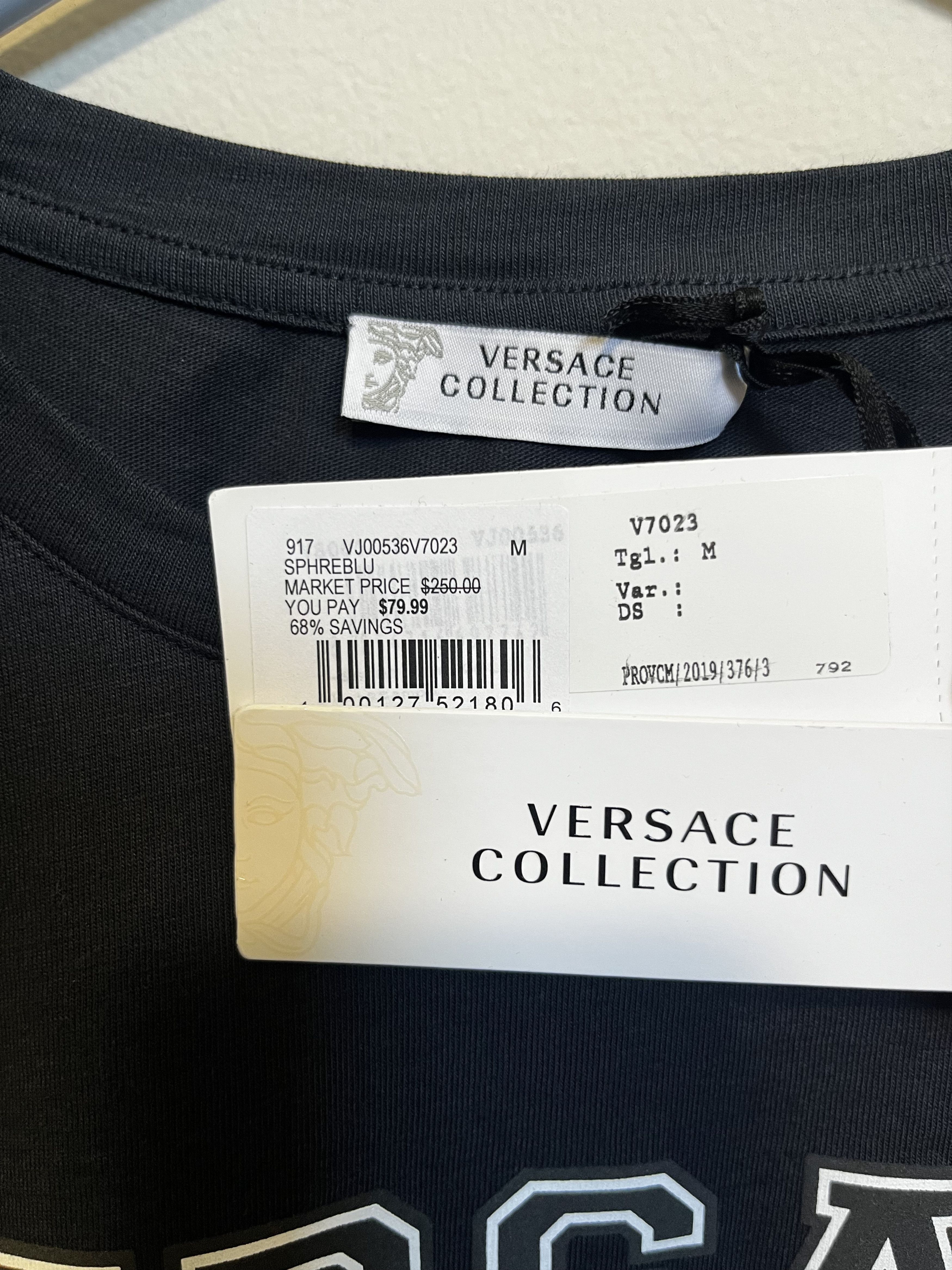 Versace Versace Collection Tee Size US M / EU 48-50 / 2 - 4 Thumbnail
