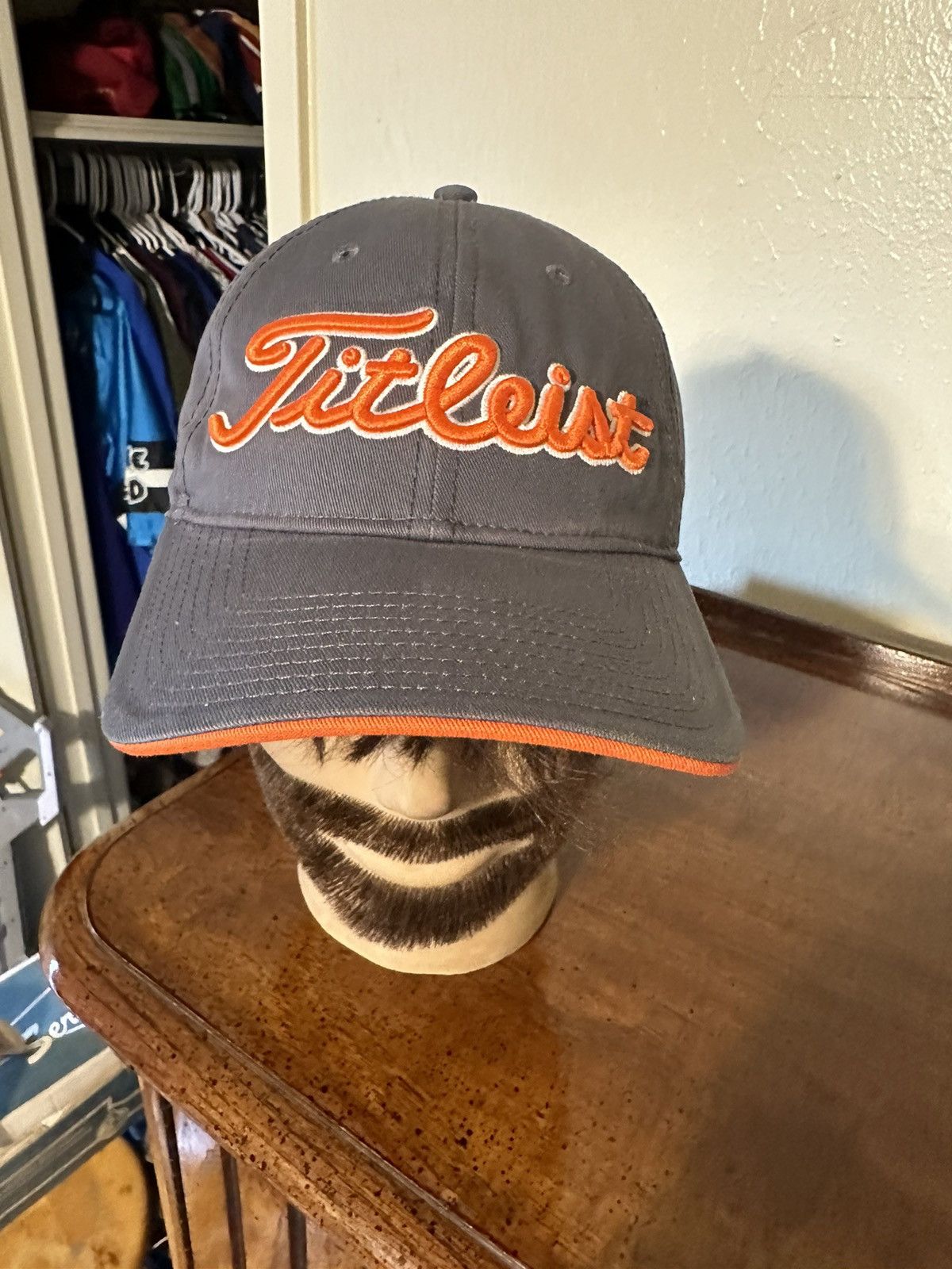 Titleist × Vintage Vintage Titleist Pro V1 “orange & grey” hat 00s Size ONE SIZE - 2 Thumbnail