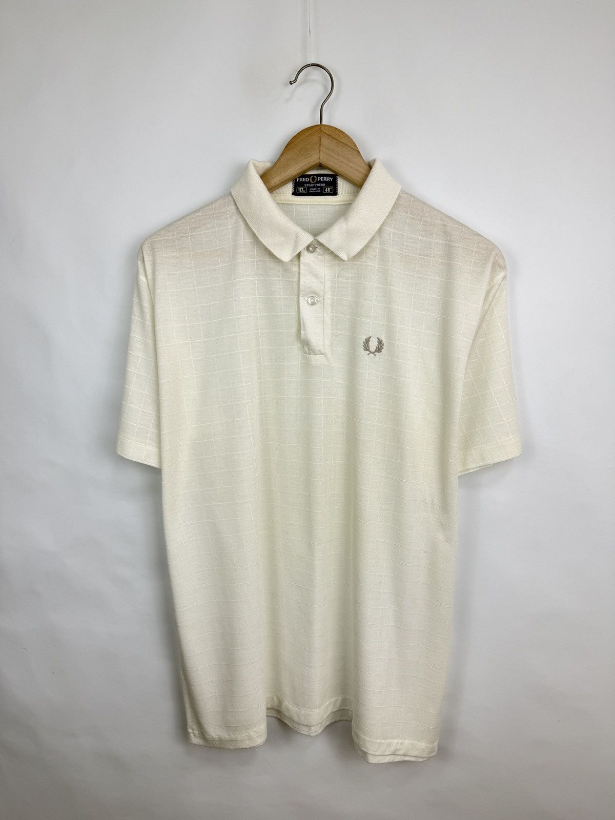 Fred Perry 🇬🇧 Vintage 80s Fred Perry Tennis Polo T-Shirt Made in England Size US L / EU 52-54 / 3 - 3 Thumbnail