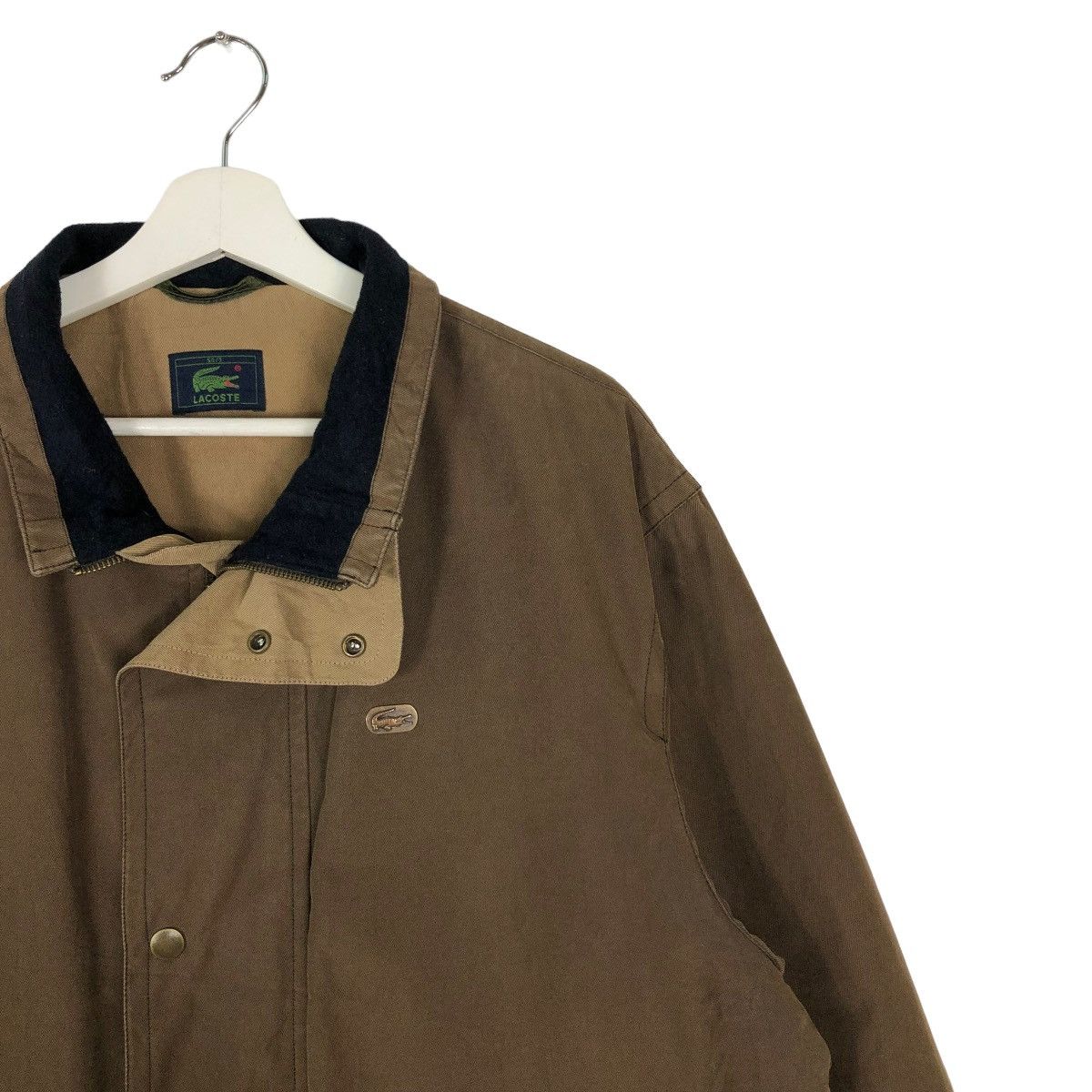 Japanese Brand 🔥 LACOSTE SAFARI LONG JACKET Size US L / EU 52-54 / 3 - 6 Thumbnail