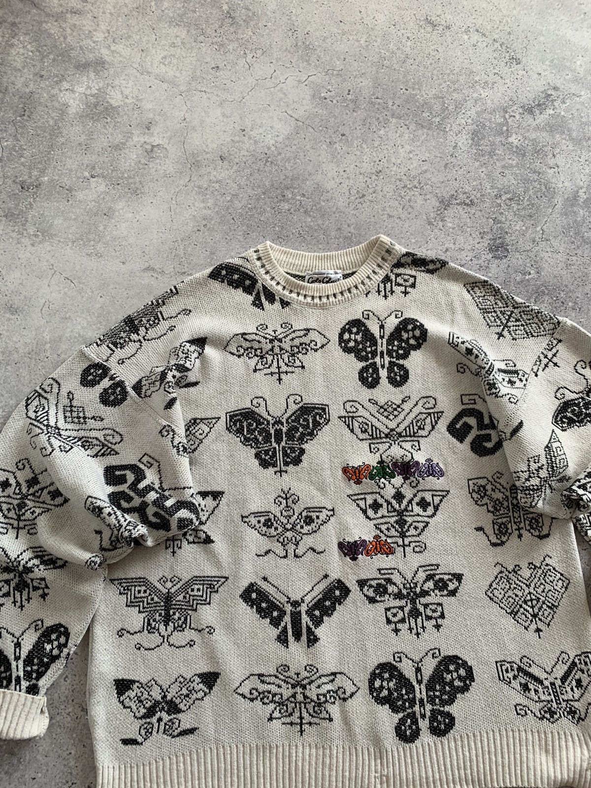 Carlo Colucci × Vintage Vintage Carlo Colucci Abstract Baggy Sweater Size US XL / EU 56 / 4 - 2 Thumbnail