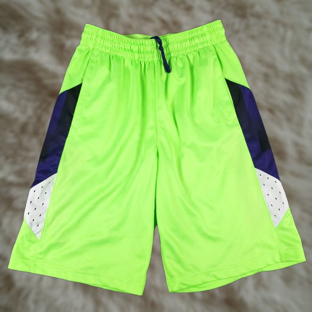 Nike Nike Shorts Mens S Green Swoosh Dri Fit Athletic Gym Active Casual Sports Look Size US 29 - 1 Thumbnail