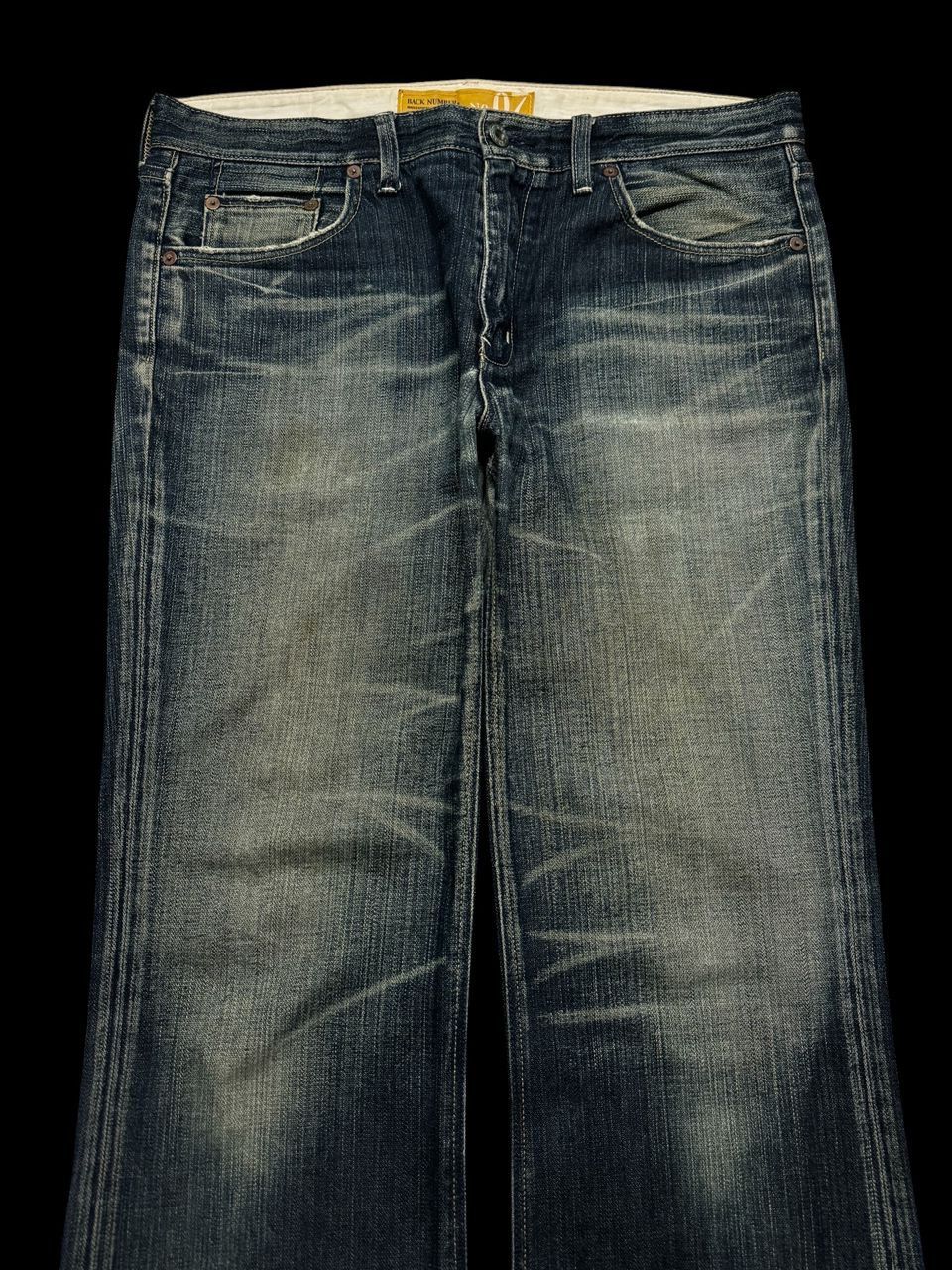 Acne Studios 💥Flare💥90’s Style Back Number Insane Rusty Mudwash Dark Jean Size US 34 / EU 50 - 3 Thumbnail