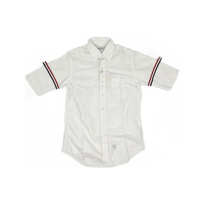 Thom Browne Thom Browne Casual Plain Short Sleeve Shirt -2507 Size US M / EU 48-50 / 2 - 8 Thumbnail