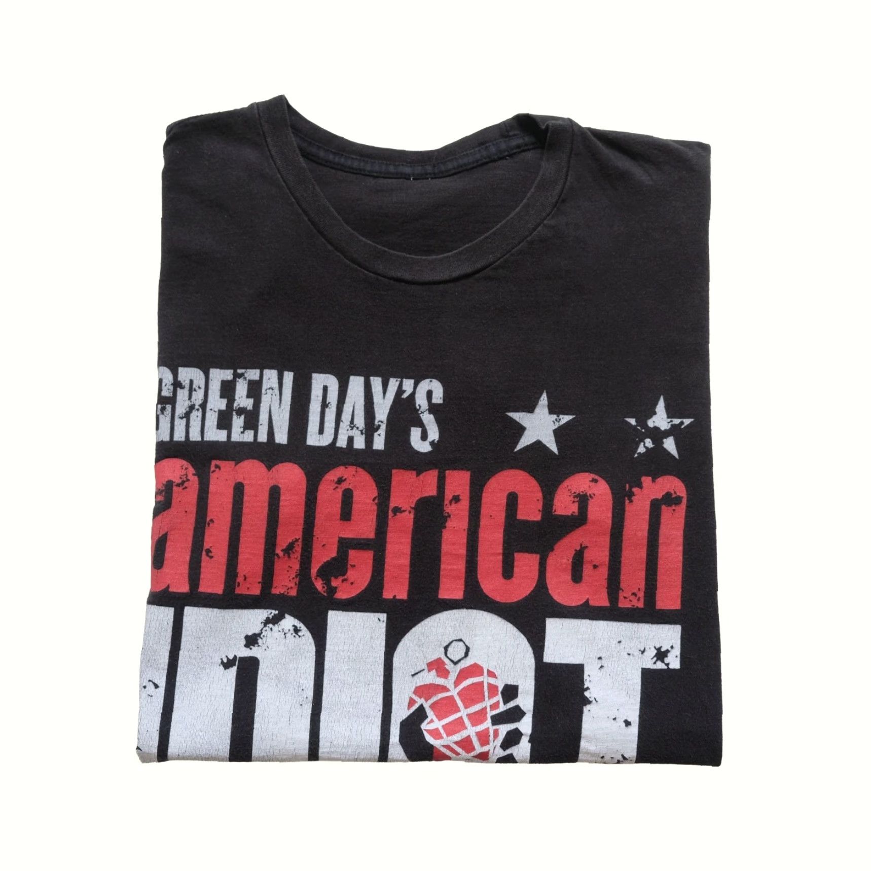 Etro VINTAGE GREEN DAY T-Shirt Men L Black Cotton Crew Neck Short Sleeve Rock Punk 2010-2019 Ladies 19" Pit to Pit 22" Length Size US L / EU 52-54 / 3 - 2 Thumbnail