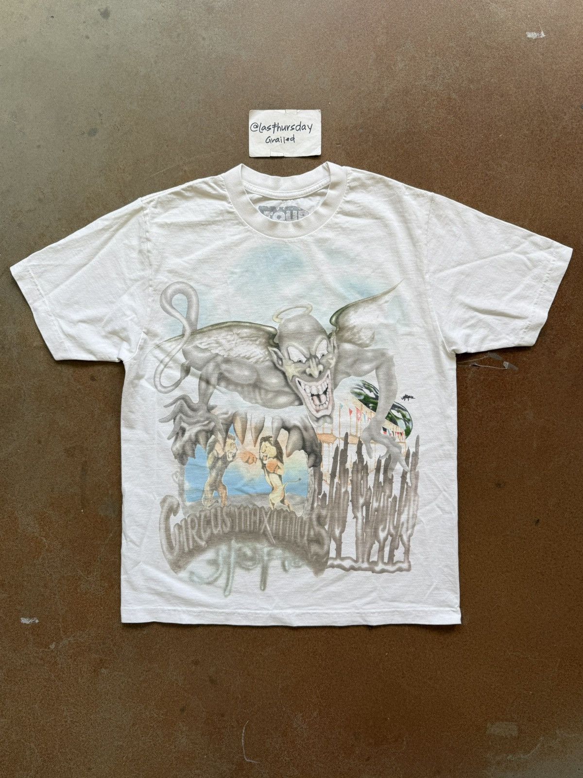 Travis Scott Travis Scott Utopia European Tour Tee Medium Size US M / EU 48-50 / 2 - 1 Thumbnail