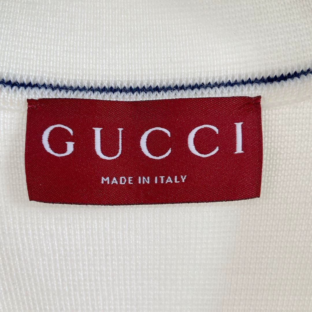 Gucci Gucci White Knit Cardigan S Size S / US 4 / IT 40 - 6 Thumbnail