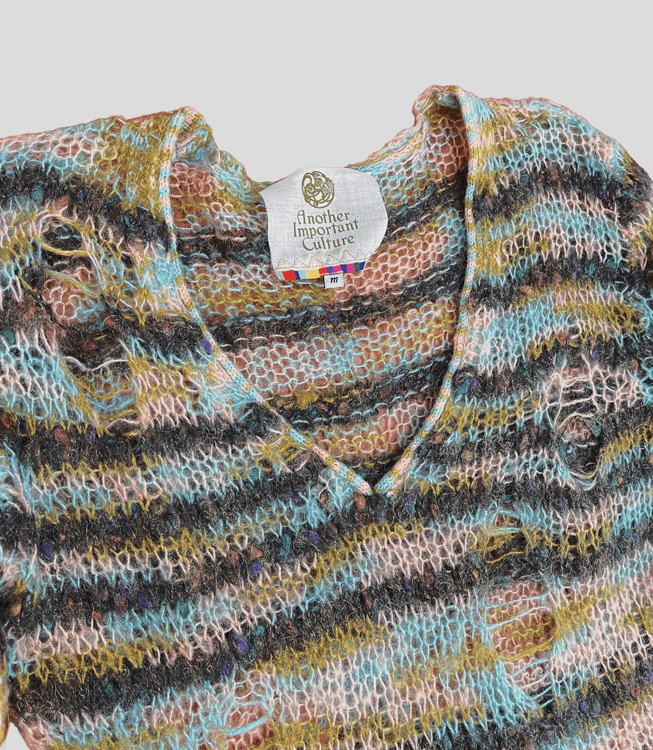 Japanese Brand Another Important Culture Japanese Distressed Knit Size S / US 4 / IT 40 - 4 Thumbnail