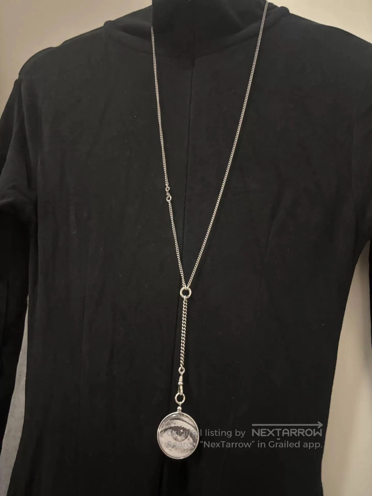 Ann Demeulemeester Ann Demeulemeester SS2008 Silver Eye Necklace. Size ONE SIZE - 5 Thumbnail