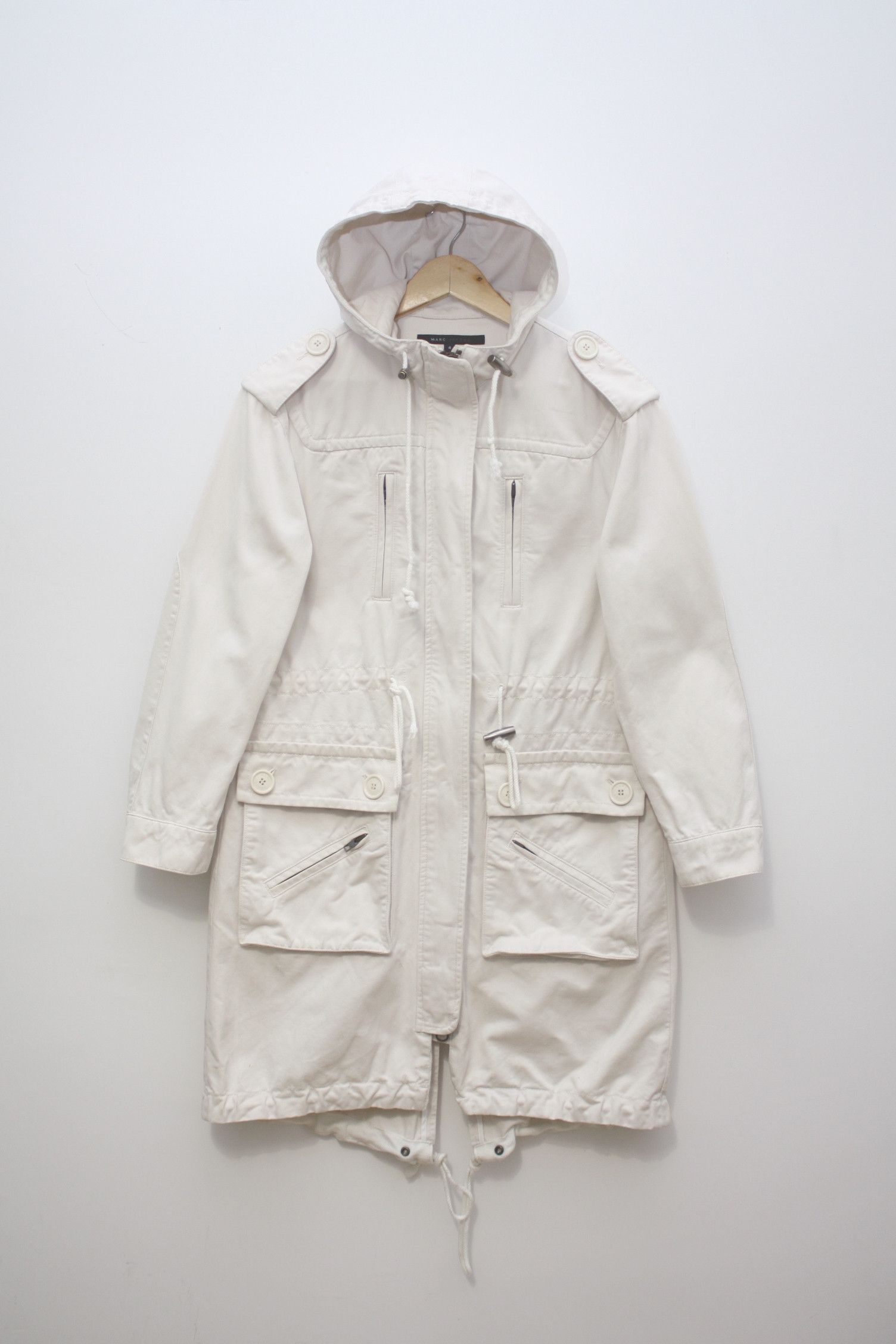 Marc Jacobs Marc Jacobs Cream Beige Fishtail Parka Women's 4 Size M / US 6-8 / IT 42-44 - 1 Thumbnail