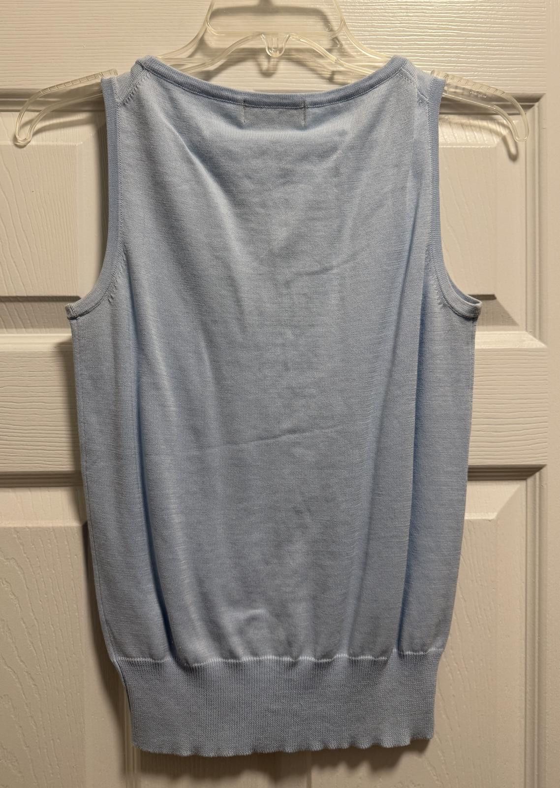 Eddie Bauer Eddie Bauer Light Blue Sleeveless Top - XS Size XS / US 0-2 / IT 36-38 - 3 Thumbnail